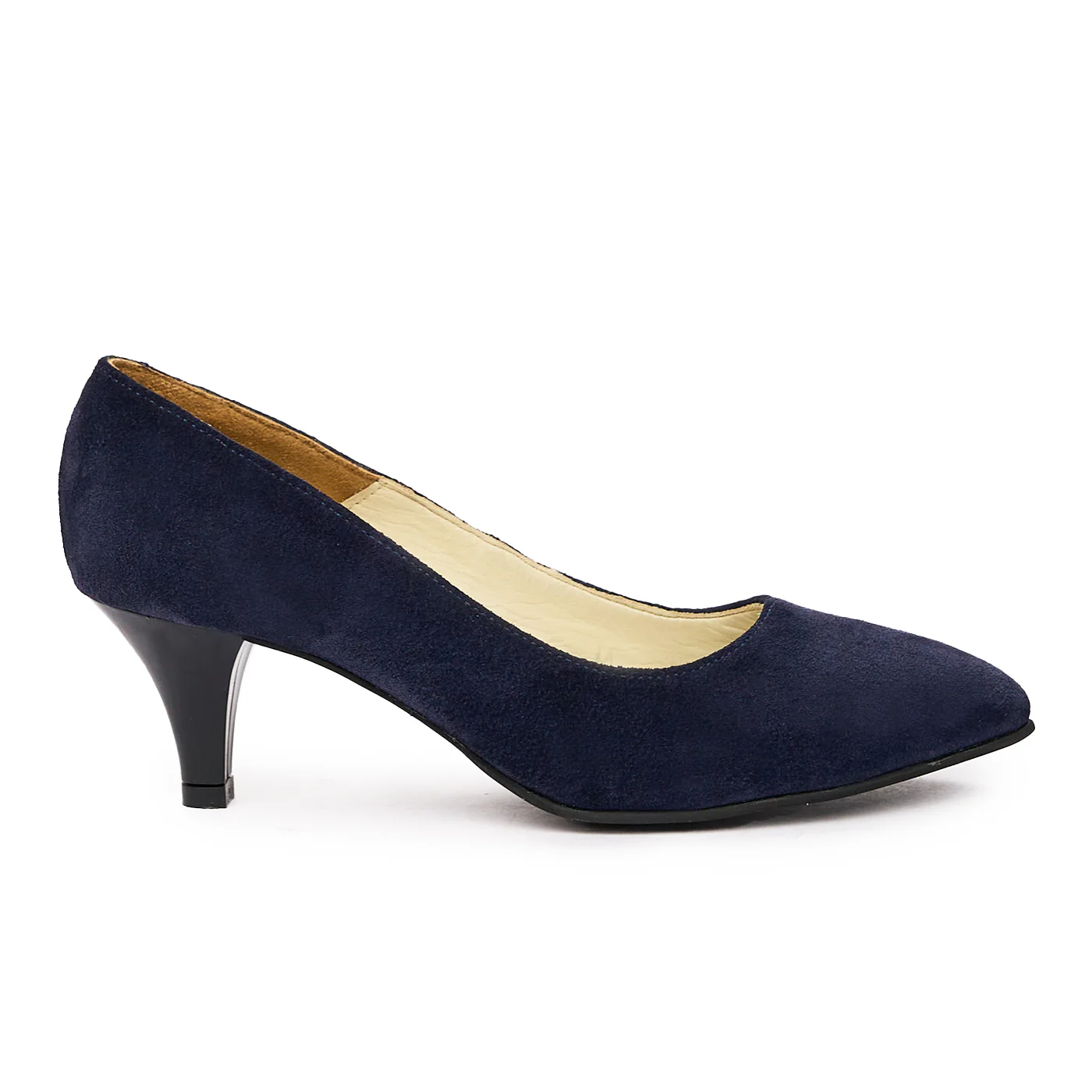 Pantofi dama din piele naturala bleumarin 9250