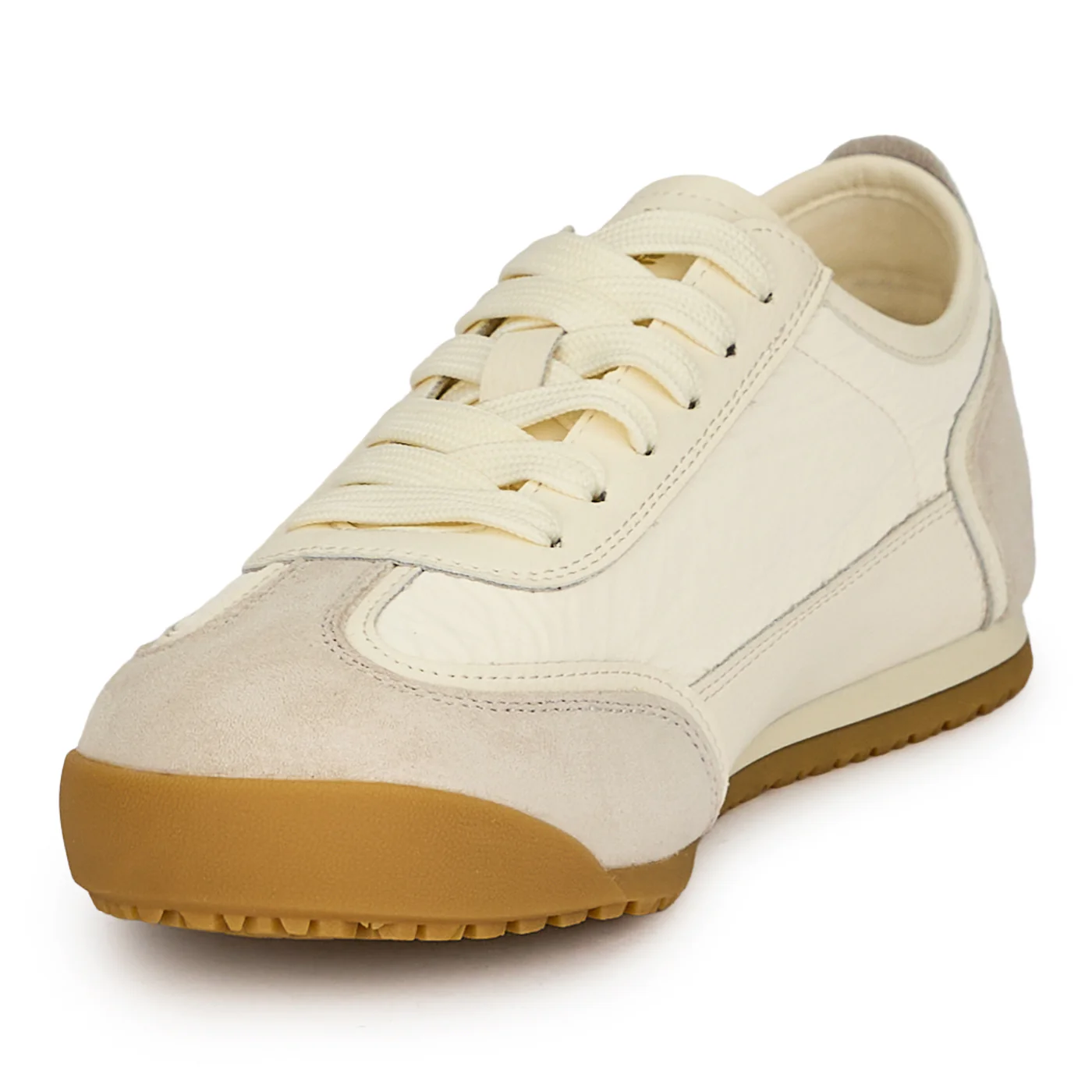 Pantofi dama din piele naturala crem 19347 - Image 3
