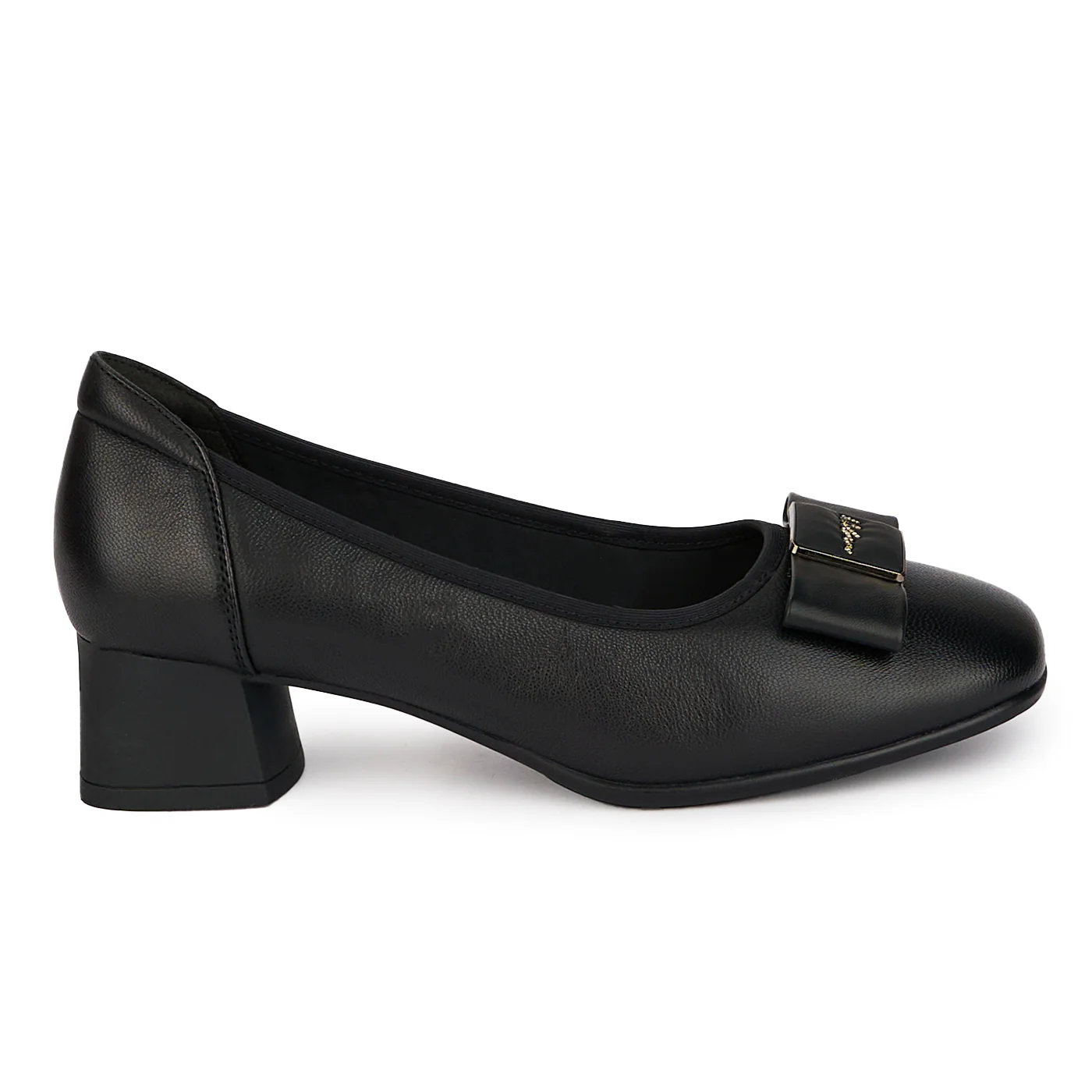 Pantofi dama din piele naturala cu toc mic 17987