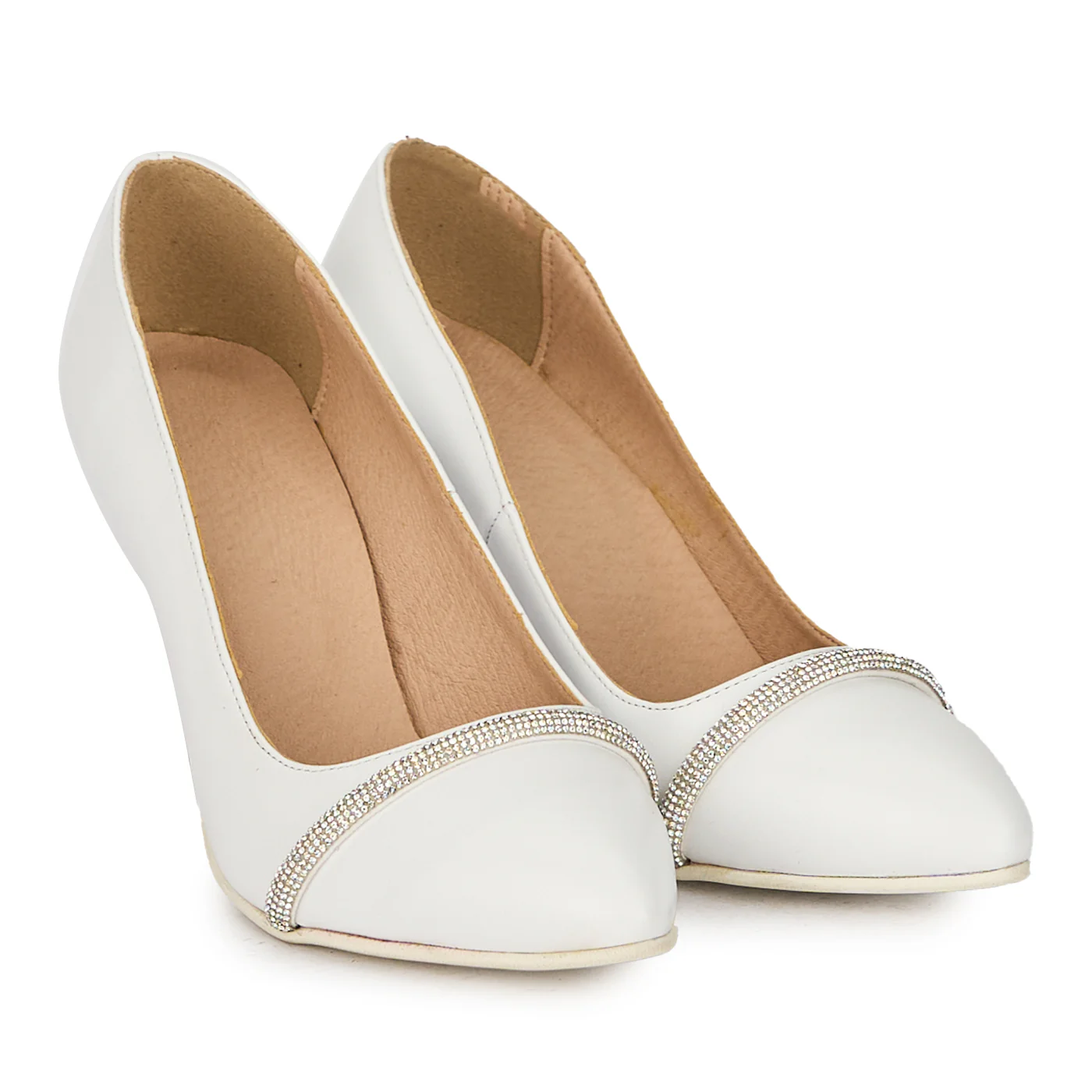 Pantofi dama din piele naturala cu toc subtire 8 cm 17880 - Image 4