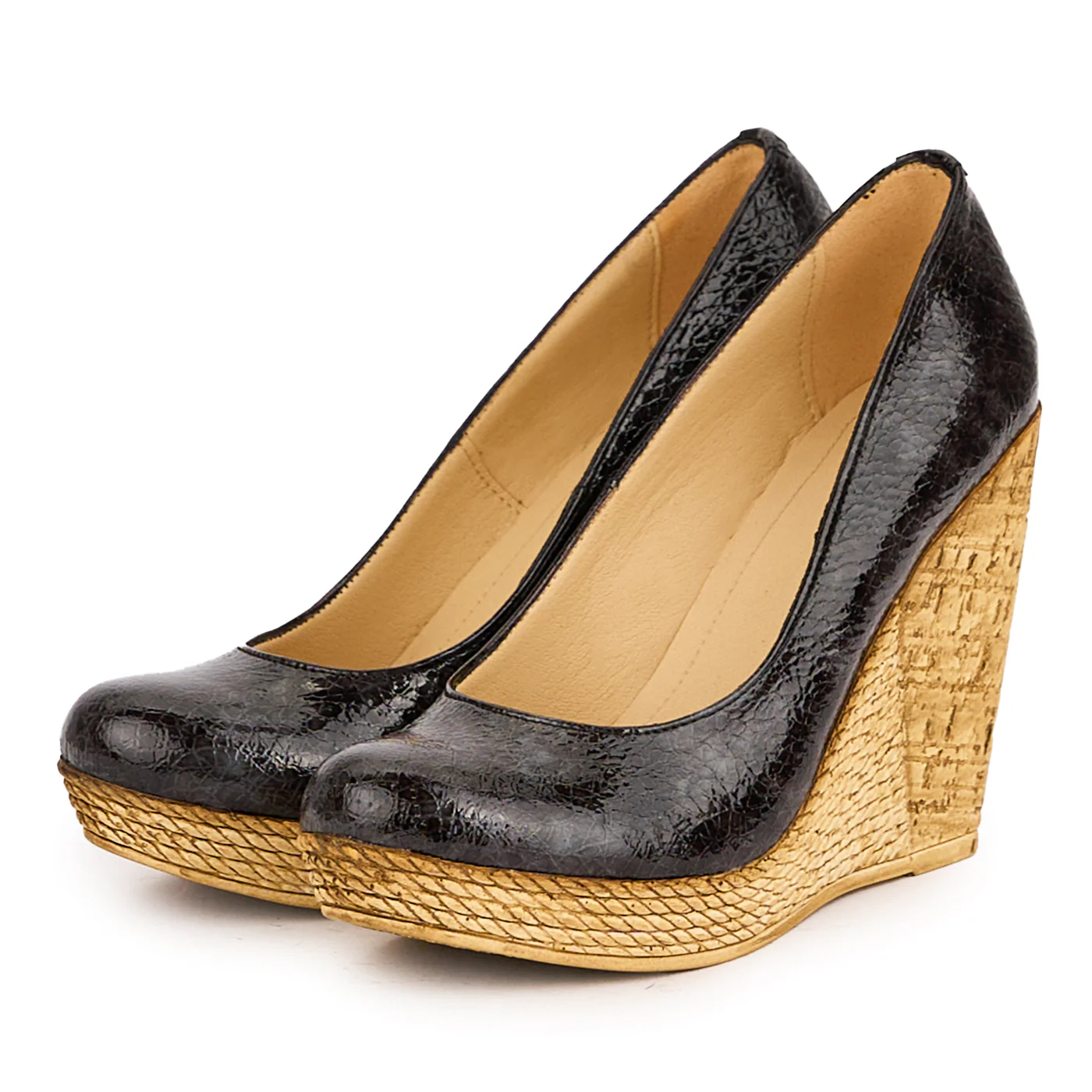 Pantofi dama din piele naturala gri cu platforma 10.5 cm 16676 - Image 3