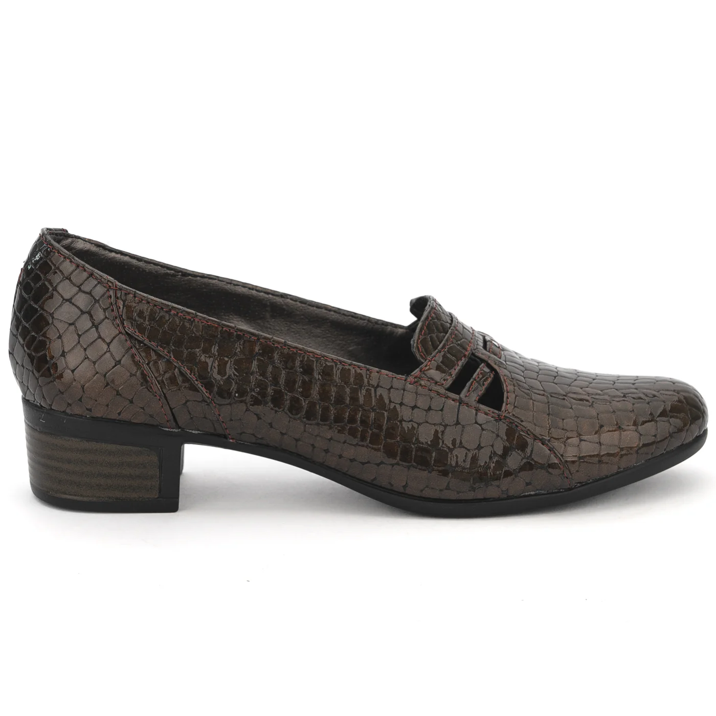 Pantofi dama din piele naturala maro 14042