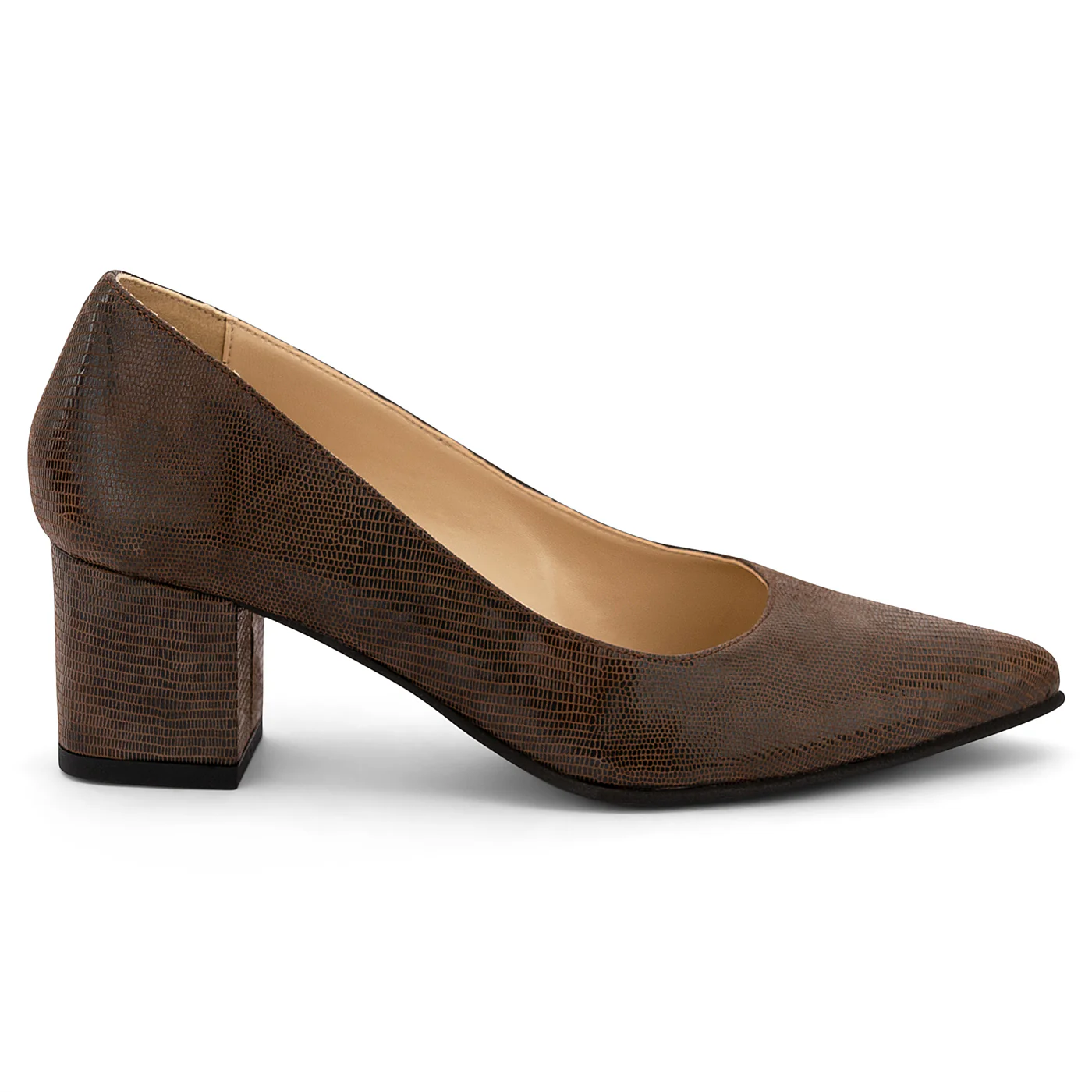 Pantofi dama din piele naturala maro 14092