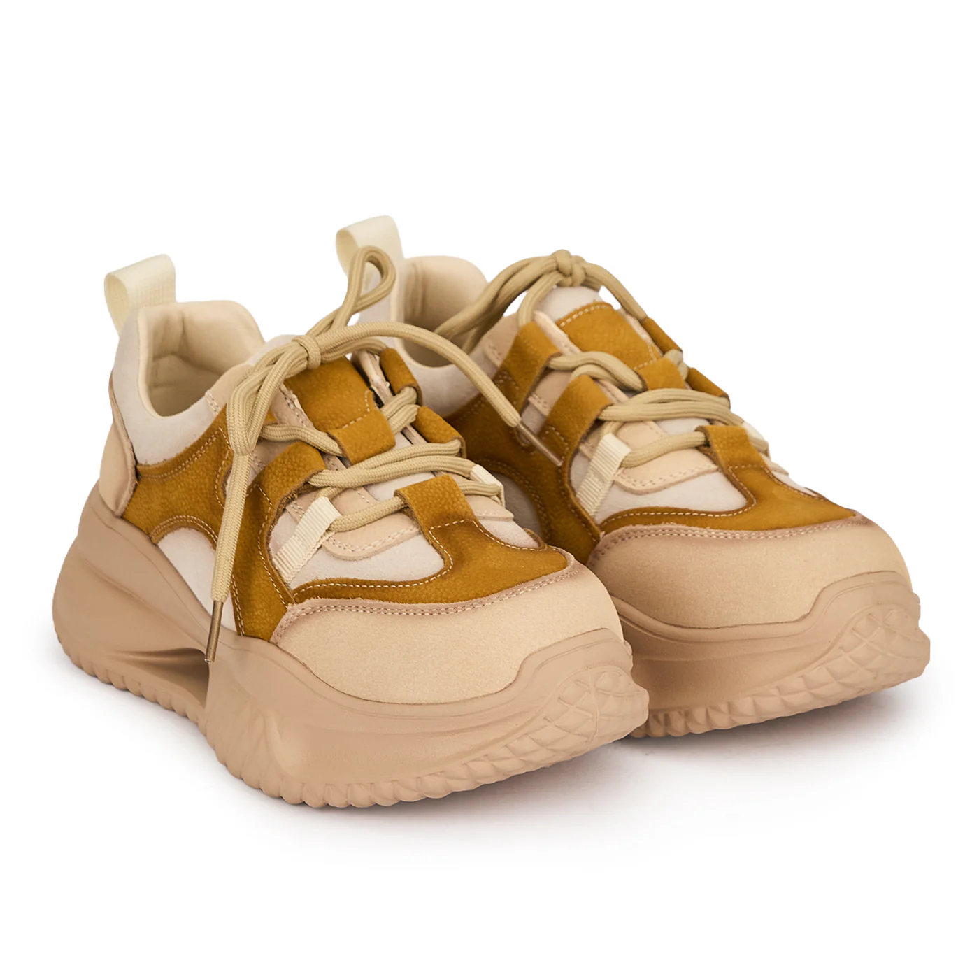 Pantofi dama din piele naturala maro cu talpa inalta 5 cm 19521 - Image 4