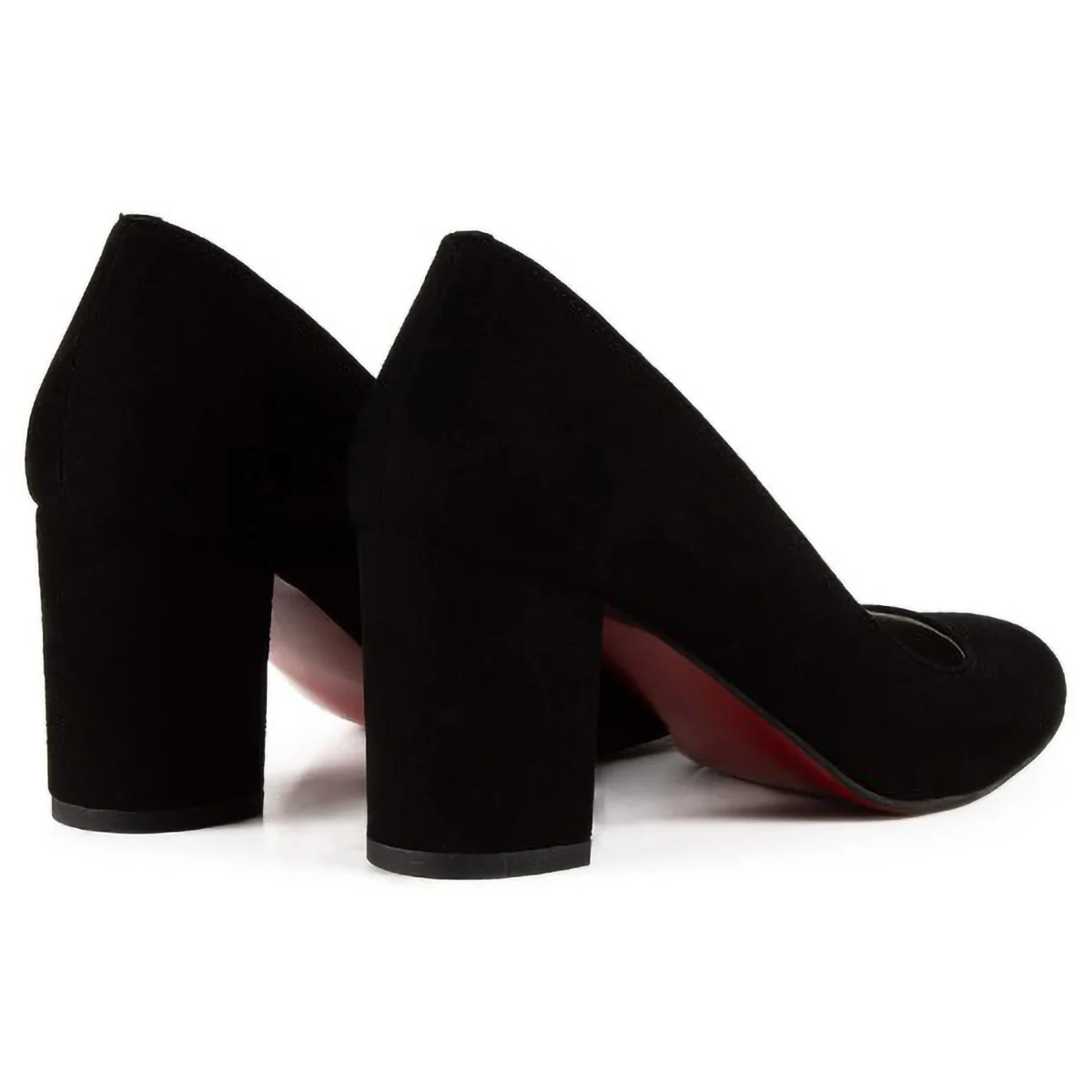 Pantofi dama din piele naturala maro cu toc gros 6 cm 15734 - Image 3