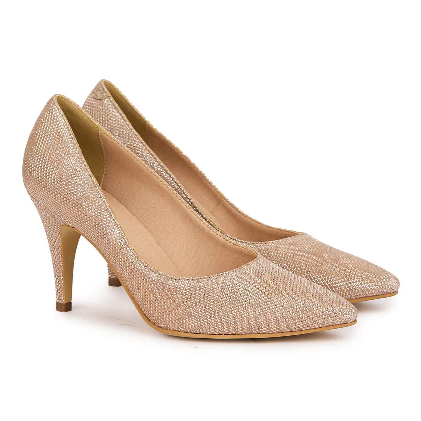 Pantofi dama din piele naturala maro cu toc subtire 8.5 cm 17047 - Image 4