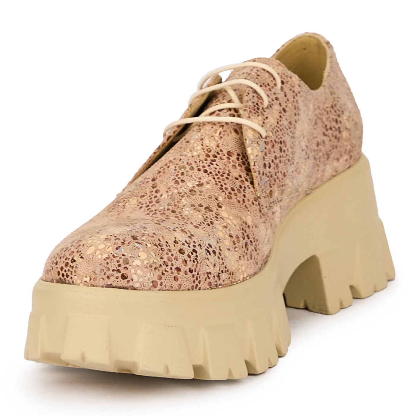 Pantofi dama din piele naturala multicolor 15998 - Image 3