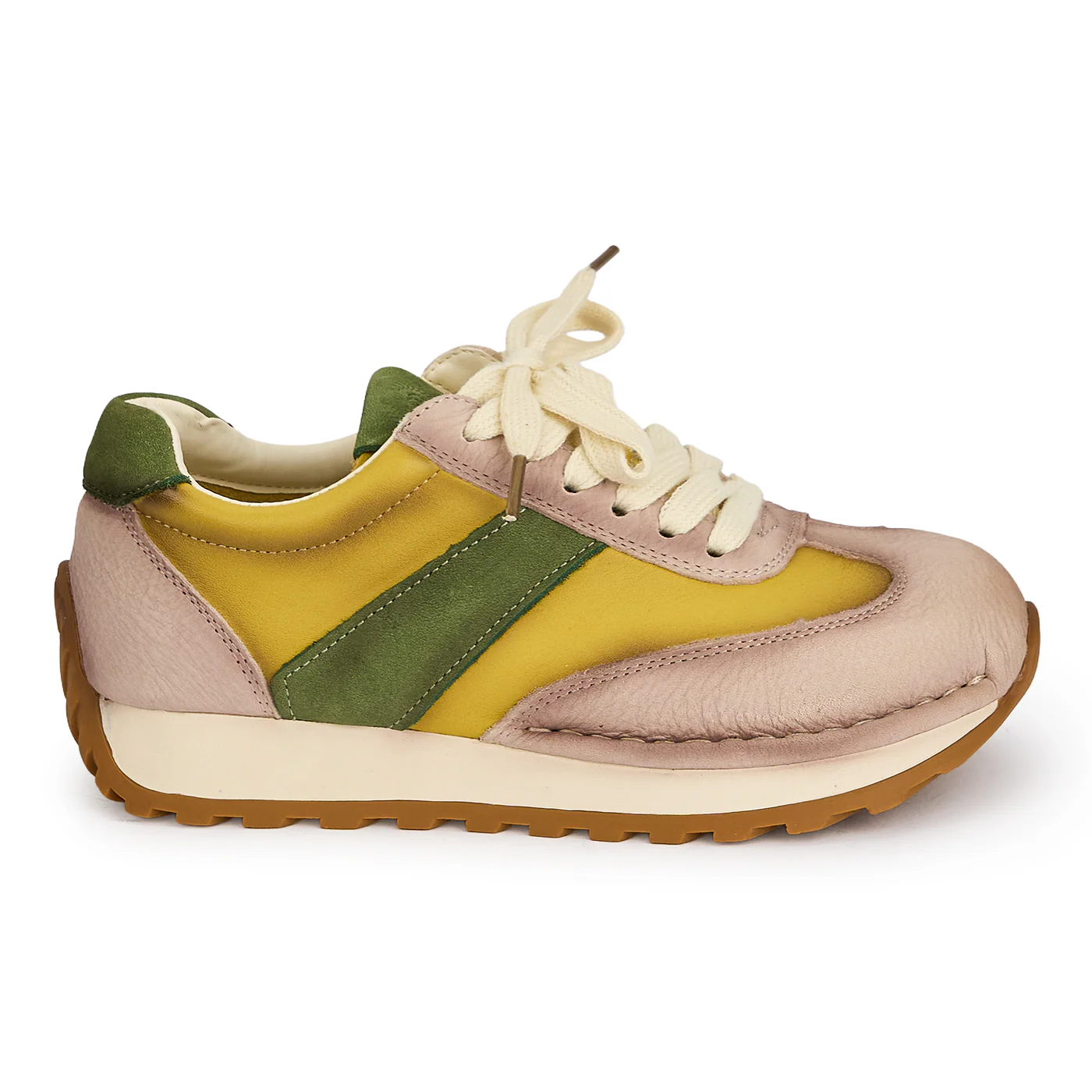 Pantofi dama din piele naturala multicolora 19546