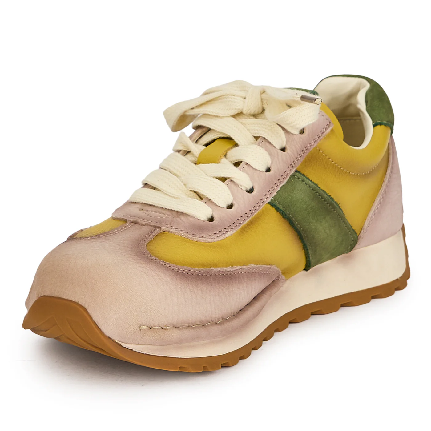 Pantofi dama din piele naturala multicolora 19546 - Image 3