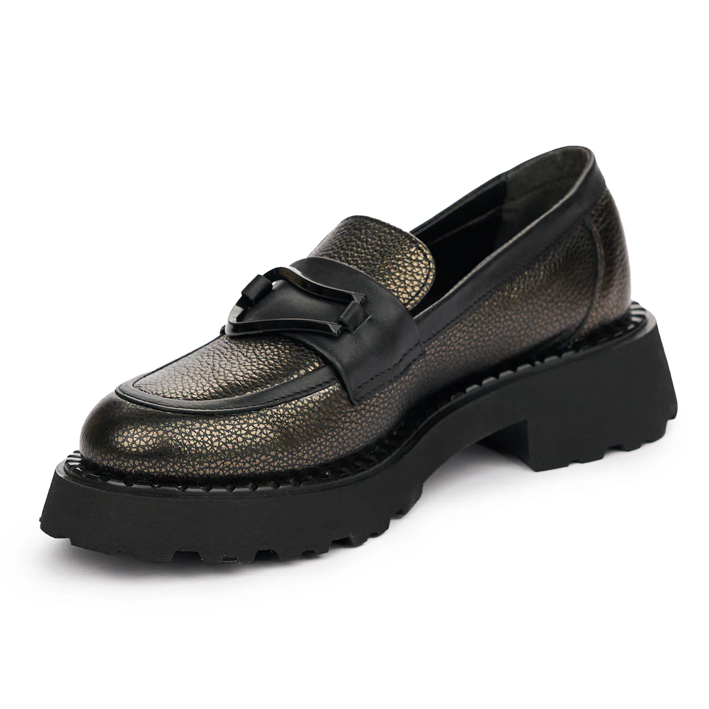 Pantofi dama din piele naturala neagra 12996 - Image 3