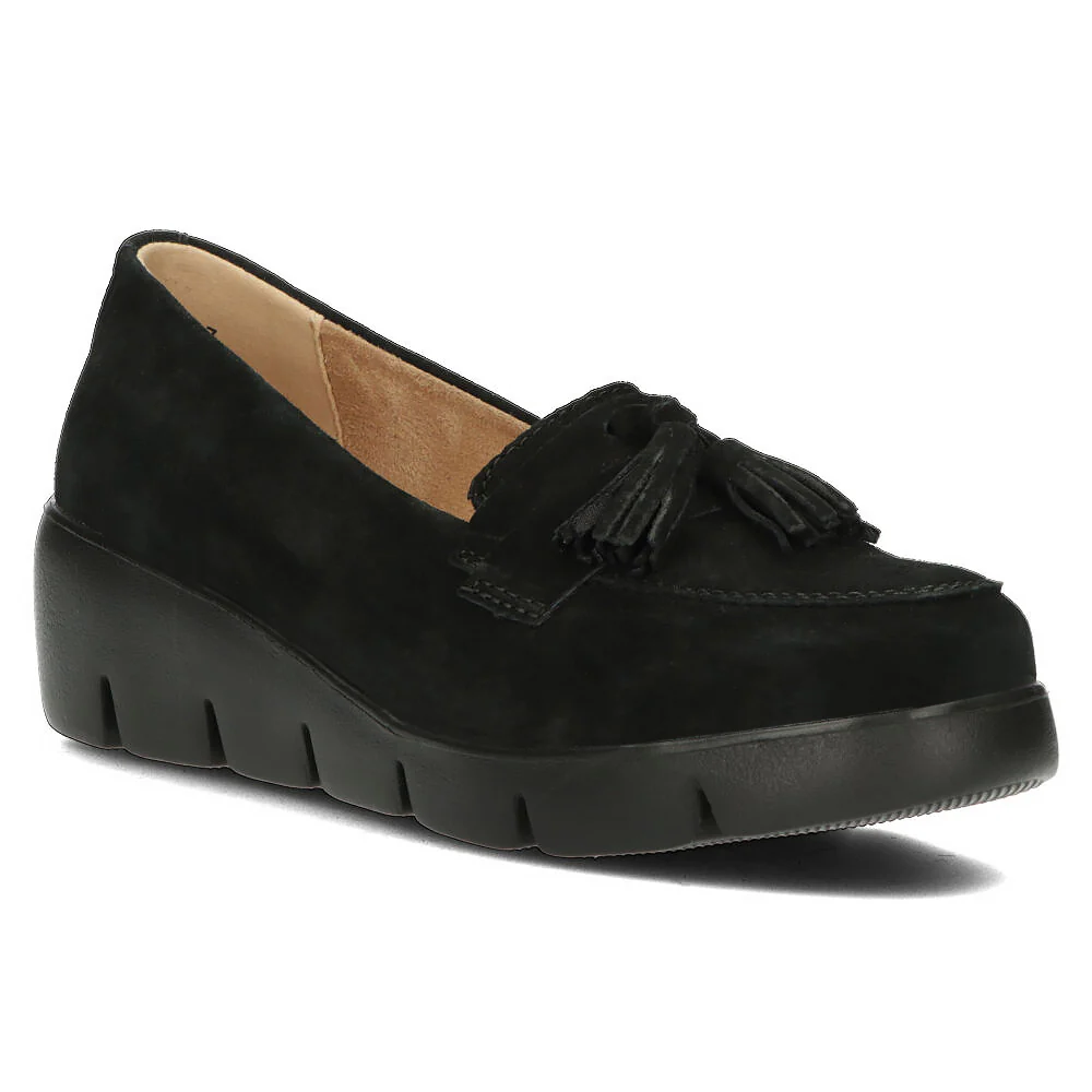 Pantofi dama din piele naturala neagra 13002 - Image 2
