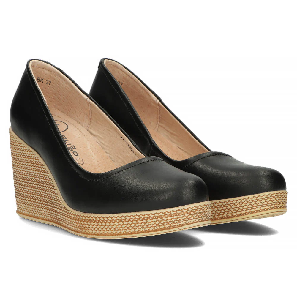 Pantofi dama din piele naturala neagra 13035 - Image 4