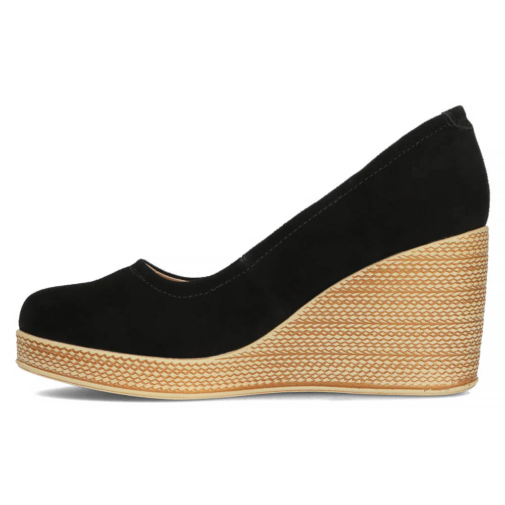 Pantofi dama din piele naturala neagra 13036 - Image 3