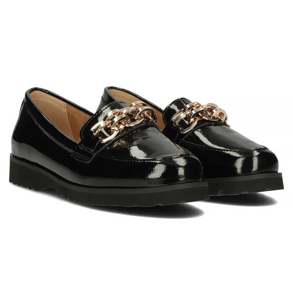 Pantofi dama din piele naturala neagra 13046 - Image 4