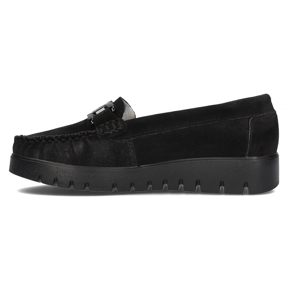 Pantofi dama din piele naturala neagra 13050 - Image 3