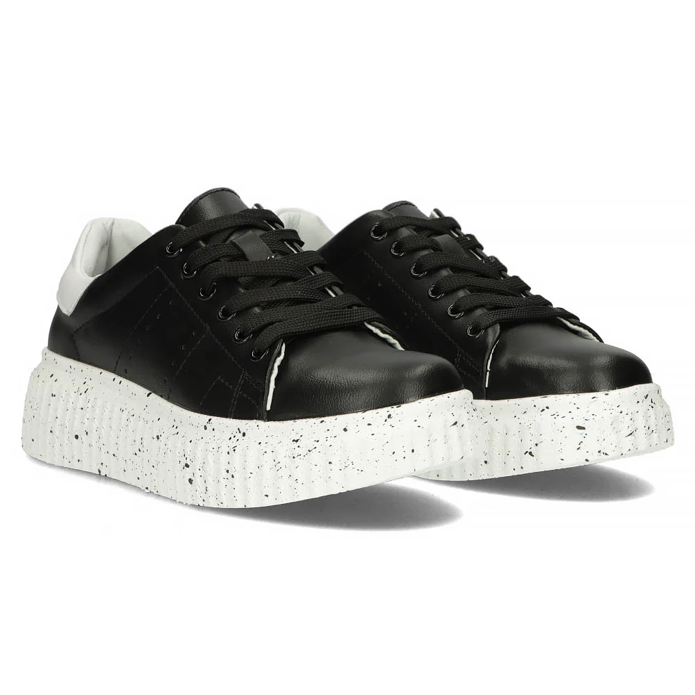 Pantofi dama din piele naturala neagra 13061 - Image 4
