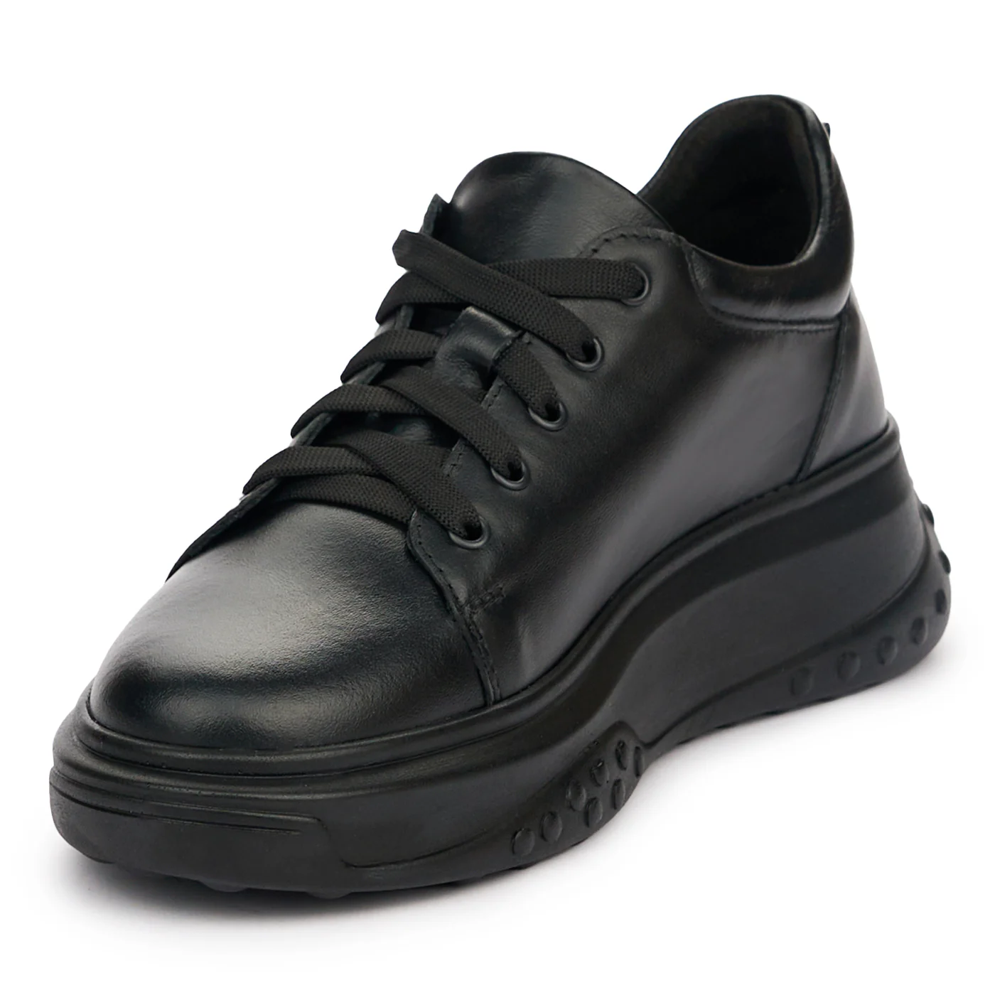Pantofi dama din piele naturala neagra 13071 - Image 3