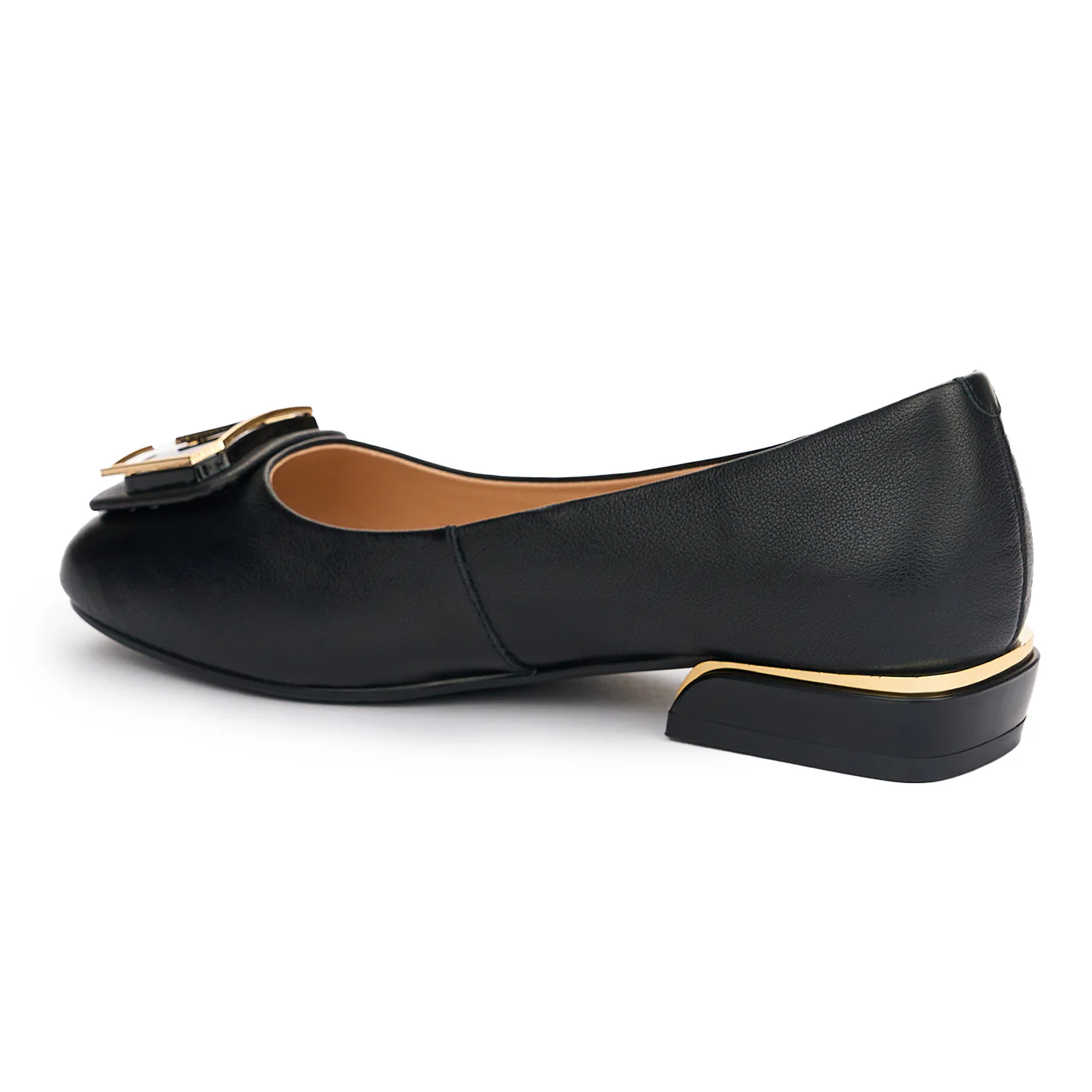 Pantofi dama din piele naturala neagra 13103 - Image 2
