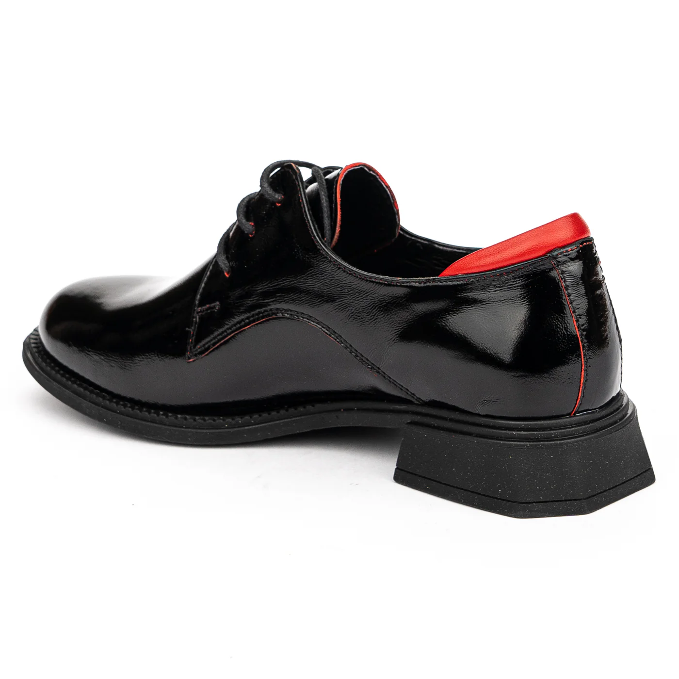 Pantofi dama din piele naturala neagra 13134 - Image 2