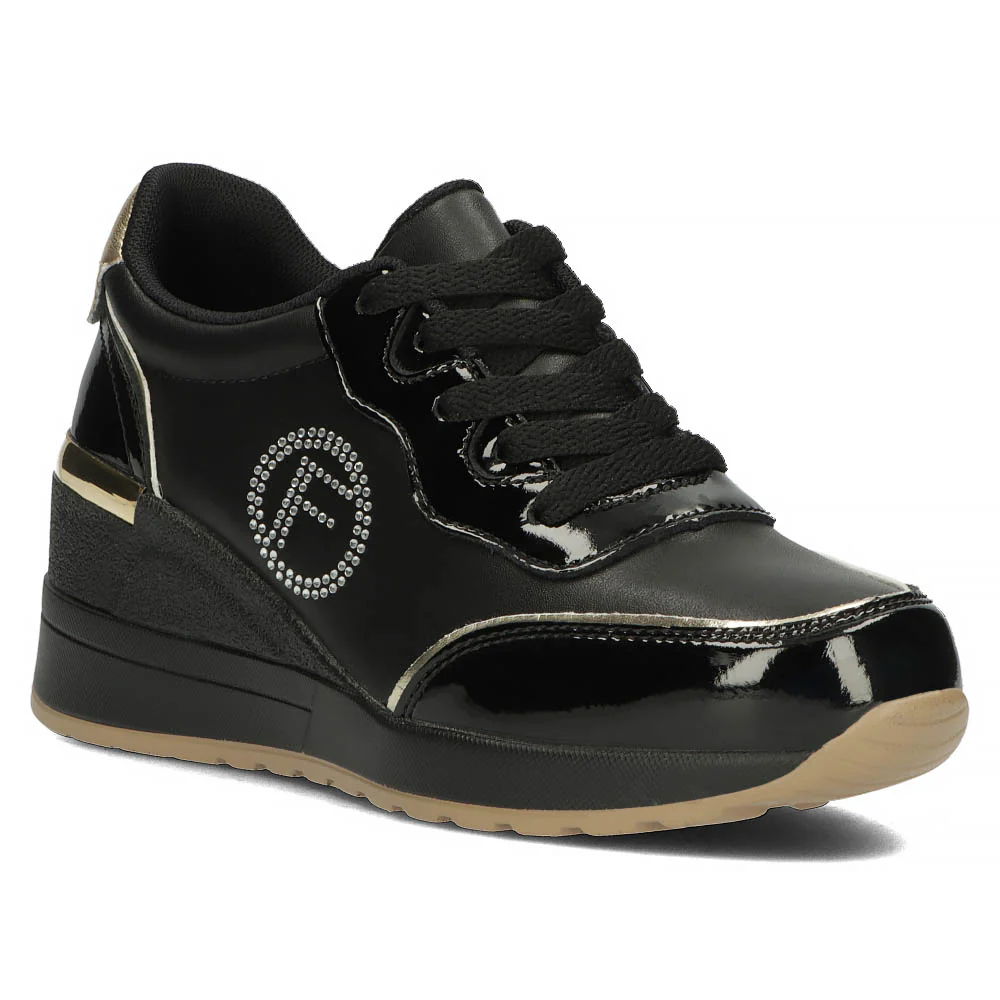 Pantofi dama din piele naturala neagra 13139 - Image 2