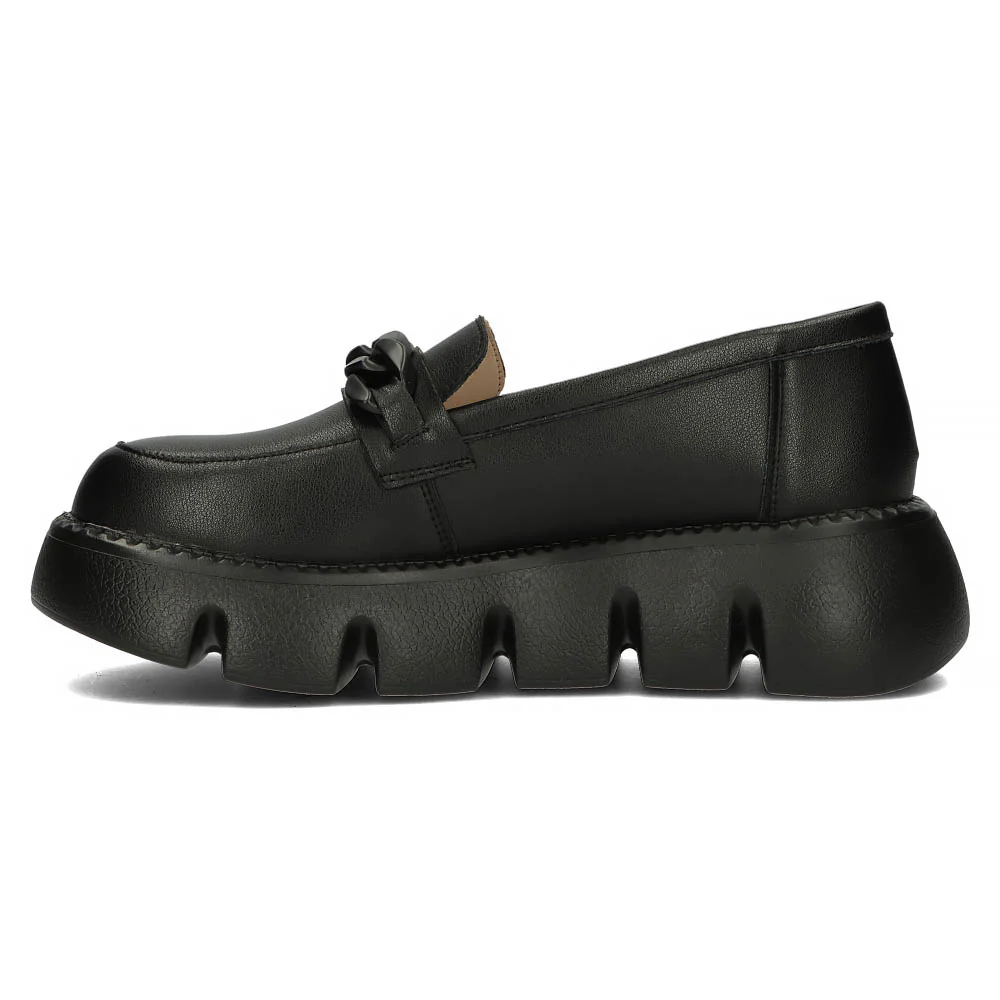 Pantofi dama din piele naturala neagra 13140 - Image 7