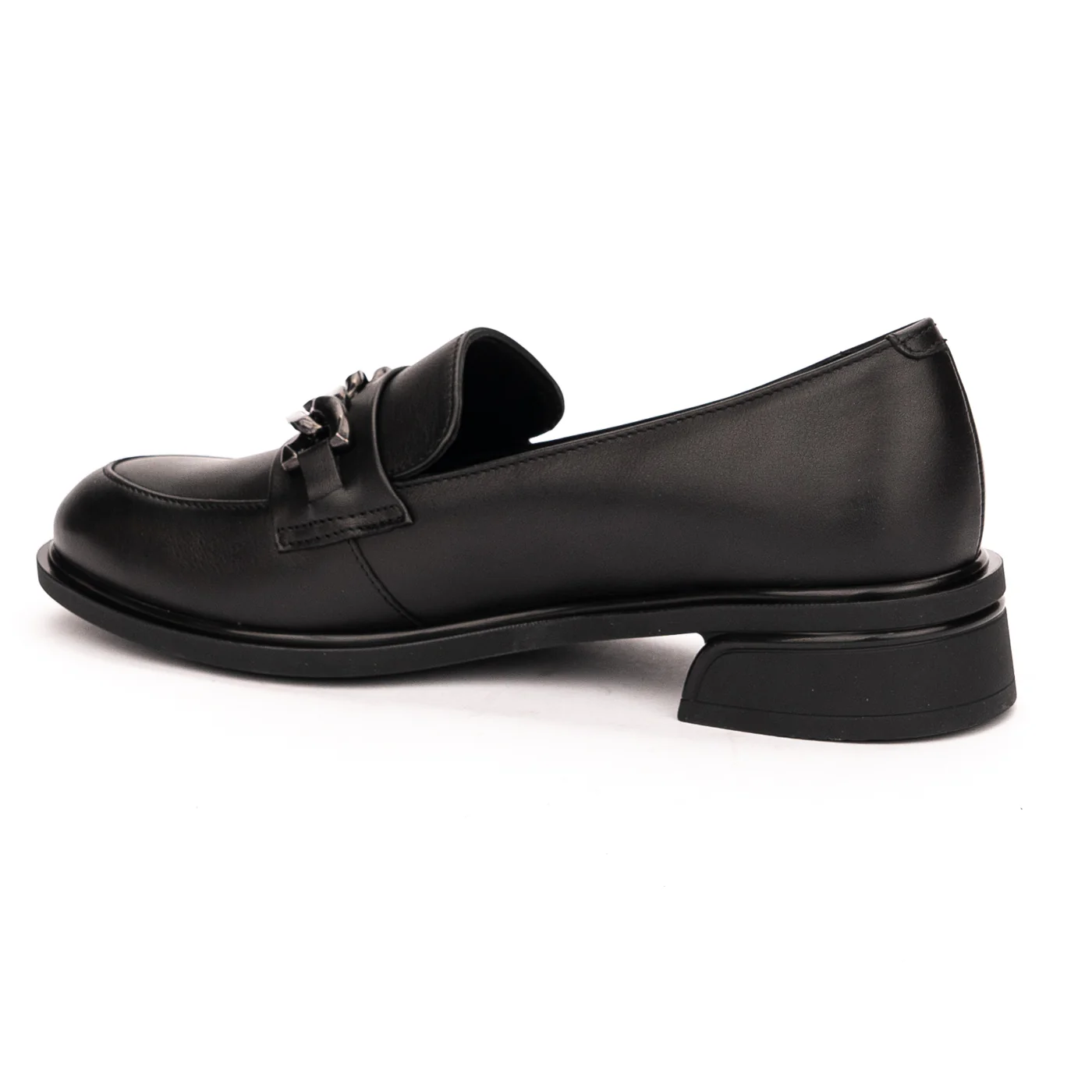 Pantofi dama din piele naturala neagra 13150 - Image 2