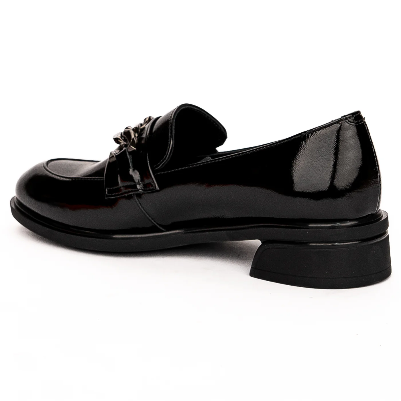 Pantofi dama din piele naturala neagra 13192 - Image 2
