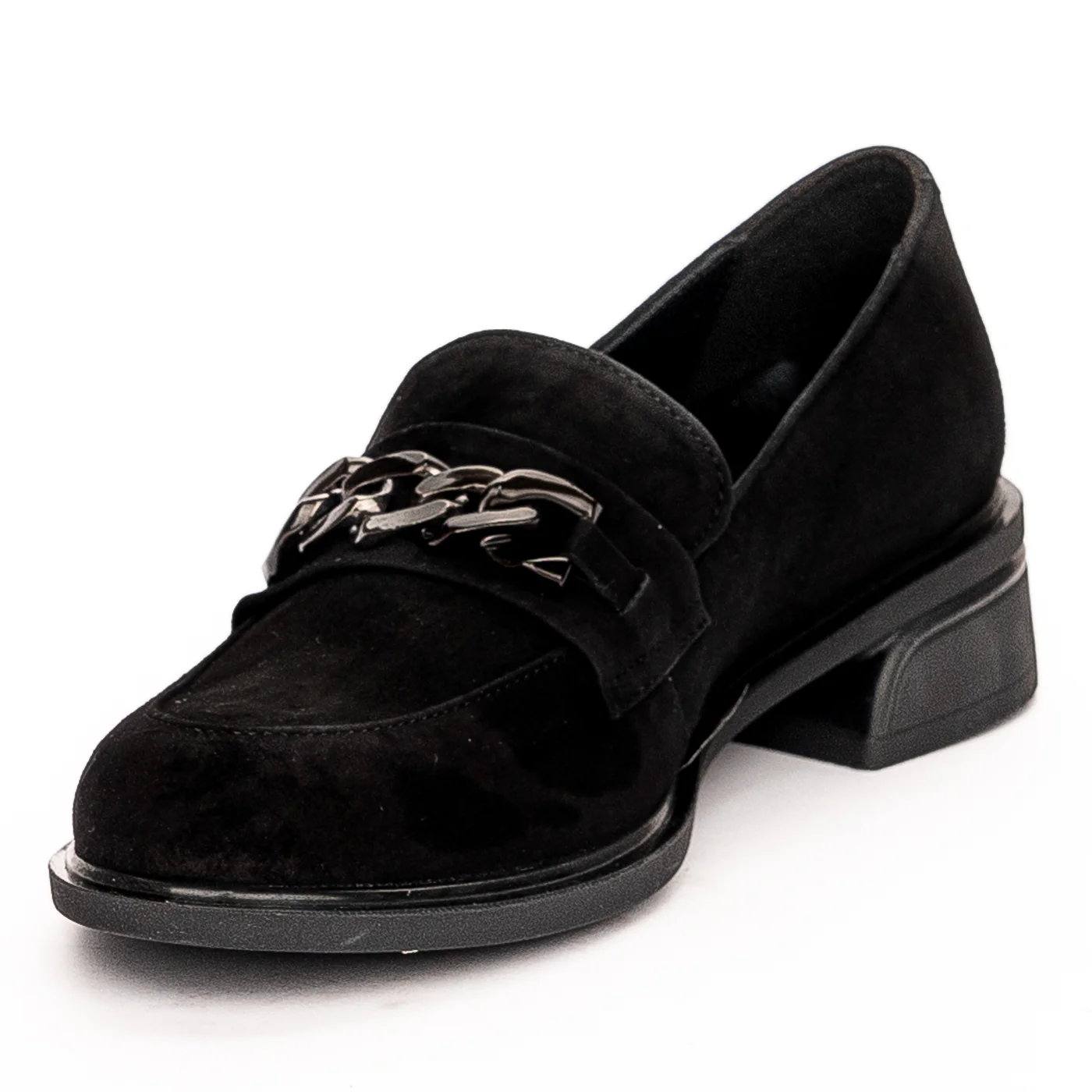 Pantofi dama din piele naturala neagra 13193 - Image 3
