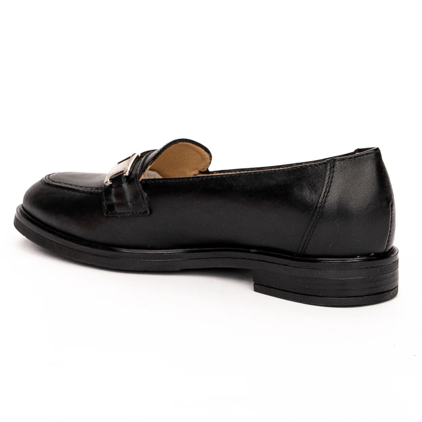 Pantofi dama din piele naturala neagra 13198 - Image 2