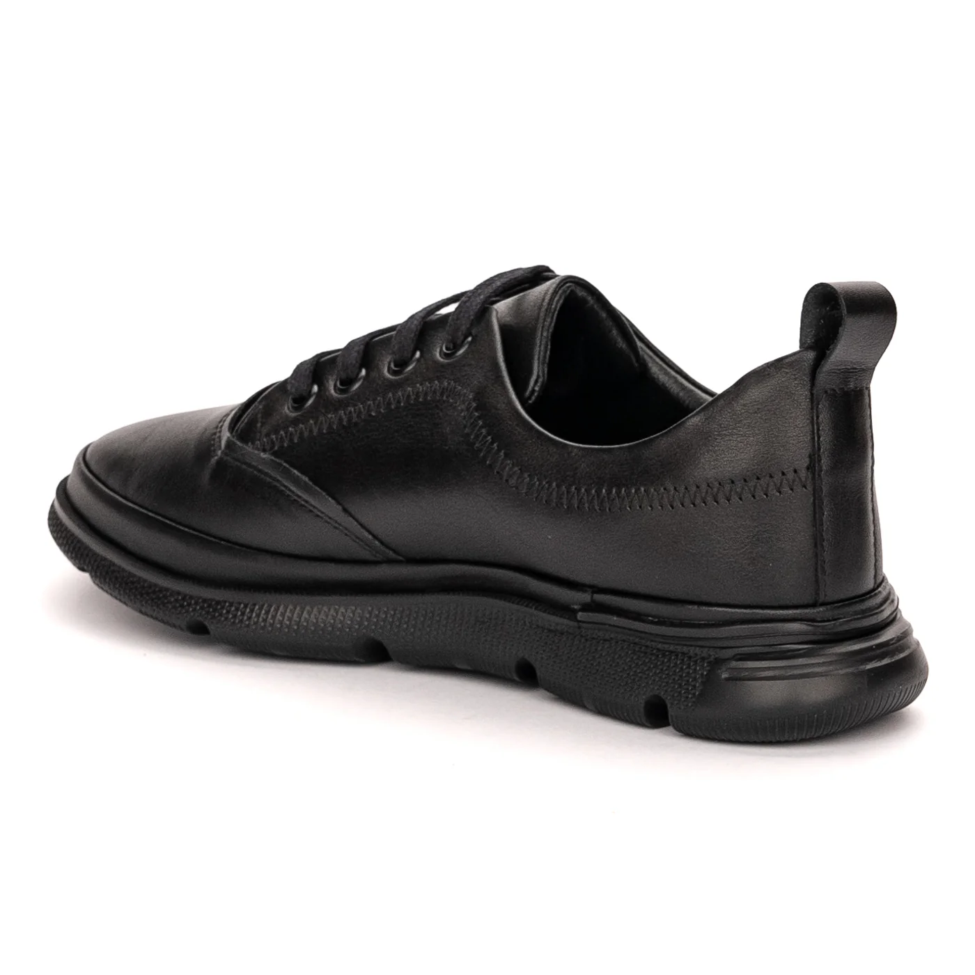 Pantofi dama din piele naturala neagra 13413 - Image 2