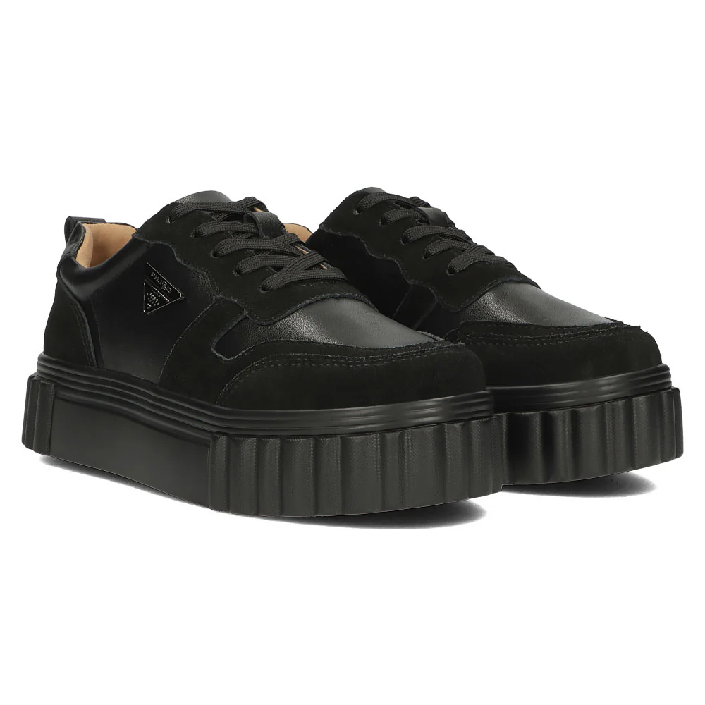 Pantofi dama din piele naturala neagra 13622 - Image 2