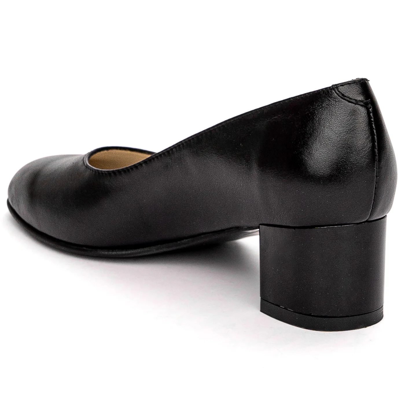 Pantofi dama din piele naturala neagra 13646 - Image 2