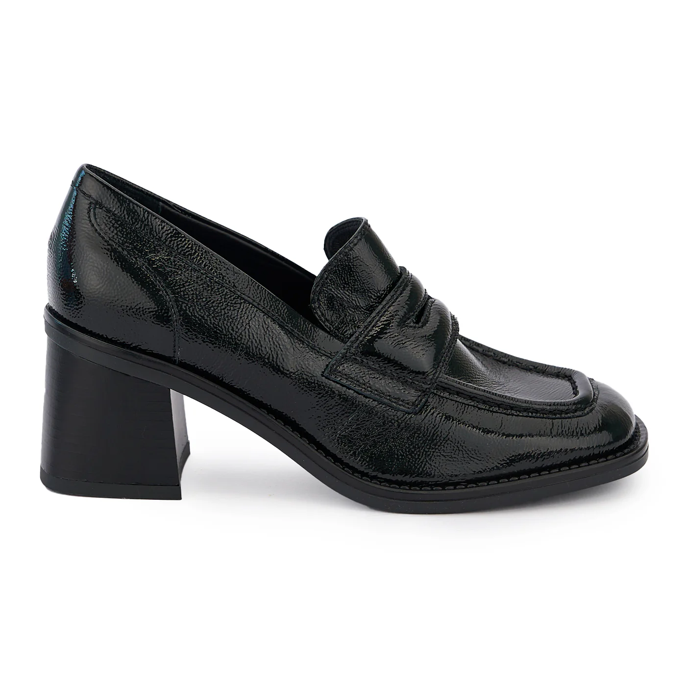 Pantofi dama din piele naturala neagra 14005