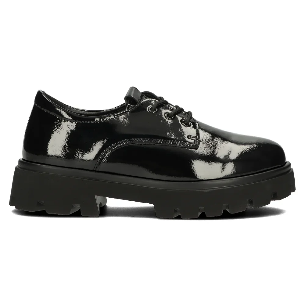 Pantofi dama din piele naturala neagra 14132