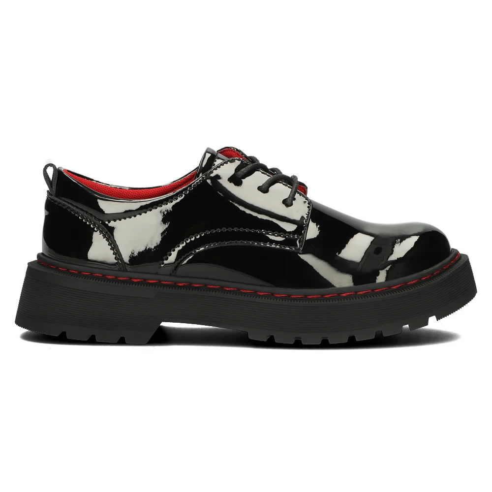 Pantofi dama din piele naturala neagra 14136
