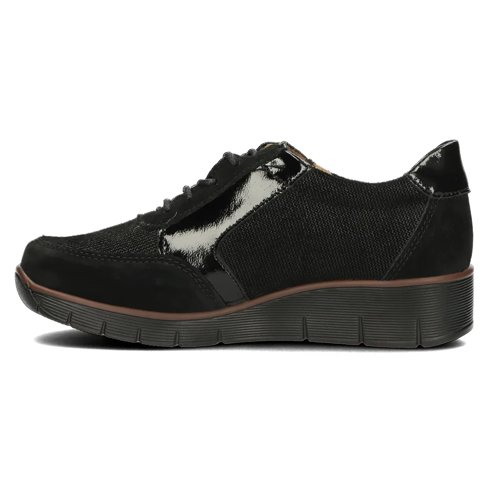 Pantofi dama din piele naturala neagra 14139 - Image 3