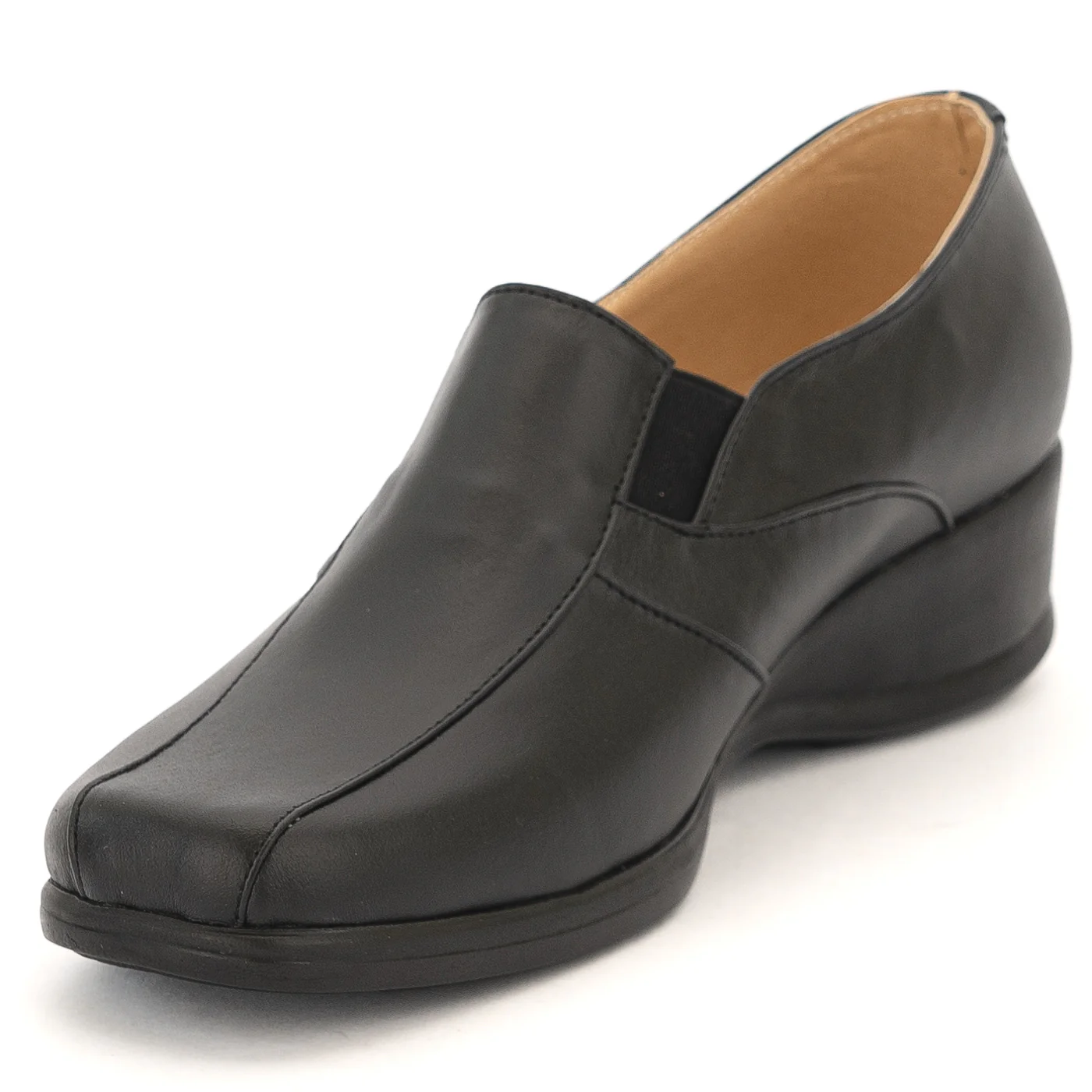 Pantofi dama din piele naturala neagra 14153 - Image 3