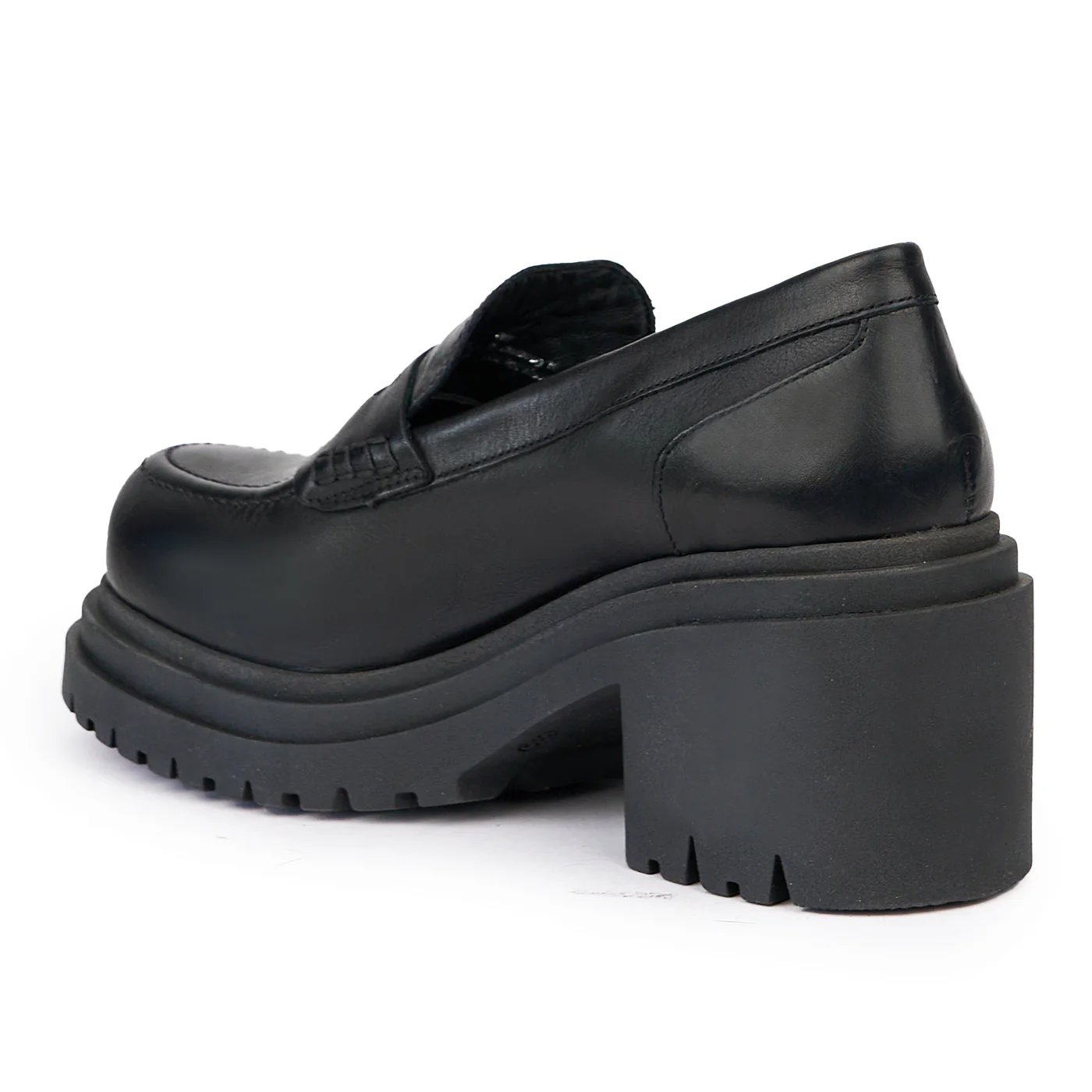 Pantofi dama din piele naturala neagra 14452 - Image 2
