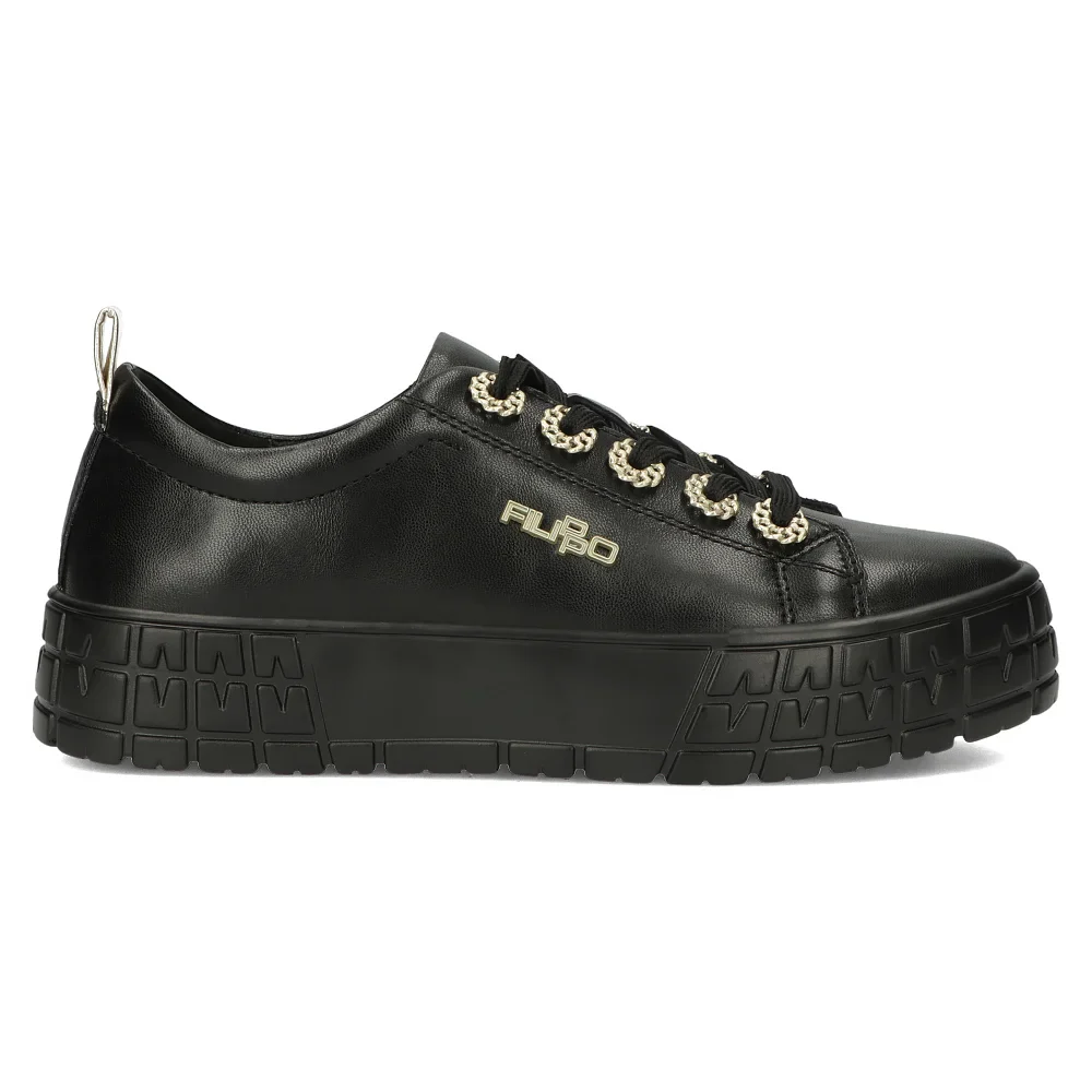 Pantofi dama din piele naturala neagra 14812