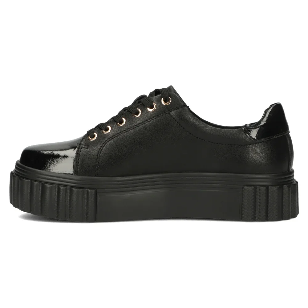 Pantofi dama din piele naturala neagra 14816 - Image 3