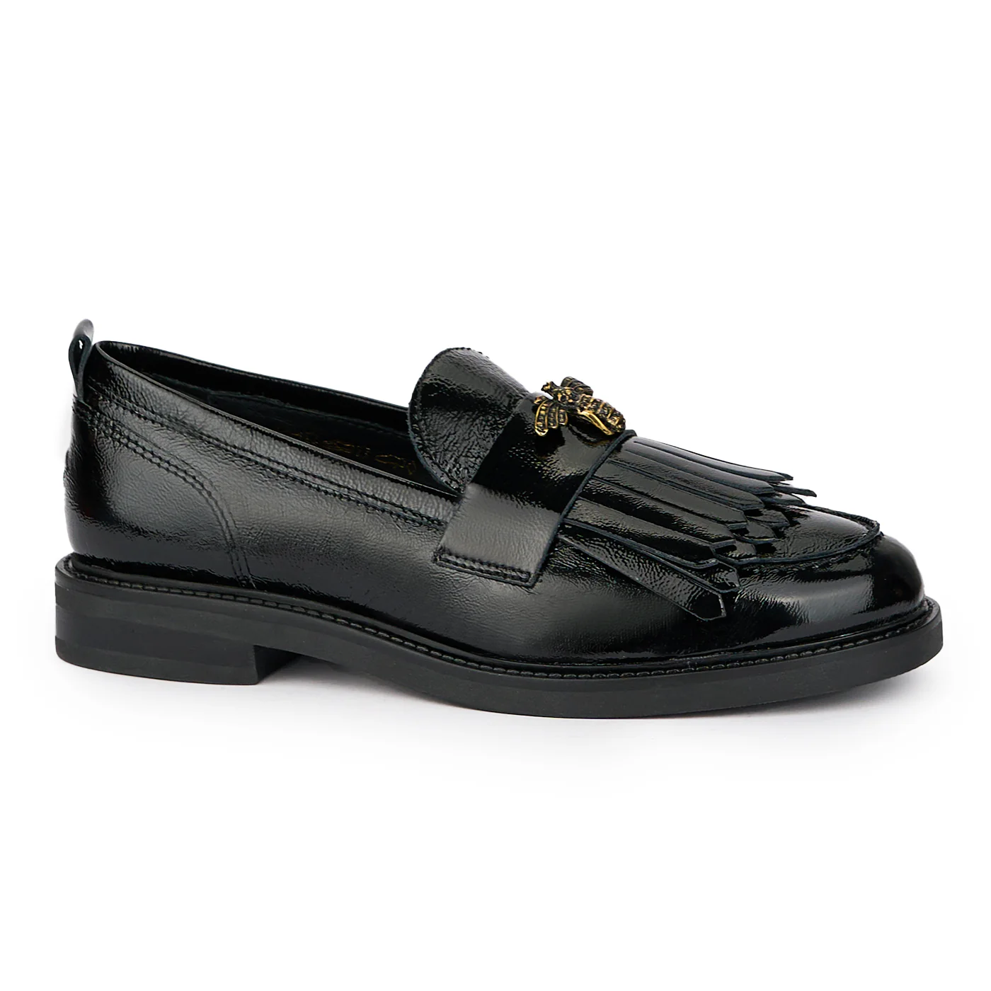 Pantofi dama din piele naturala neagra 14896 - Image 2