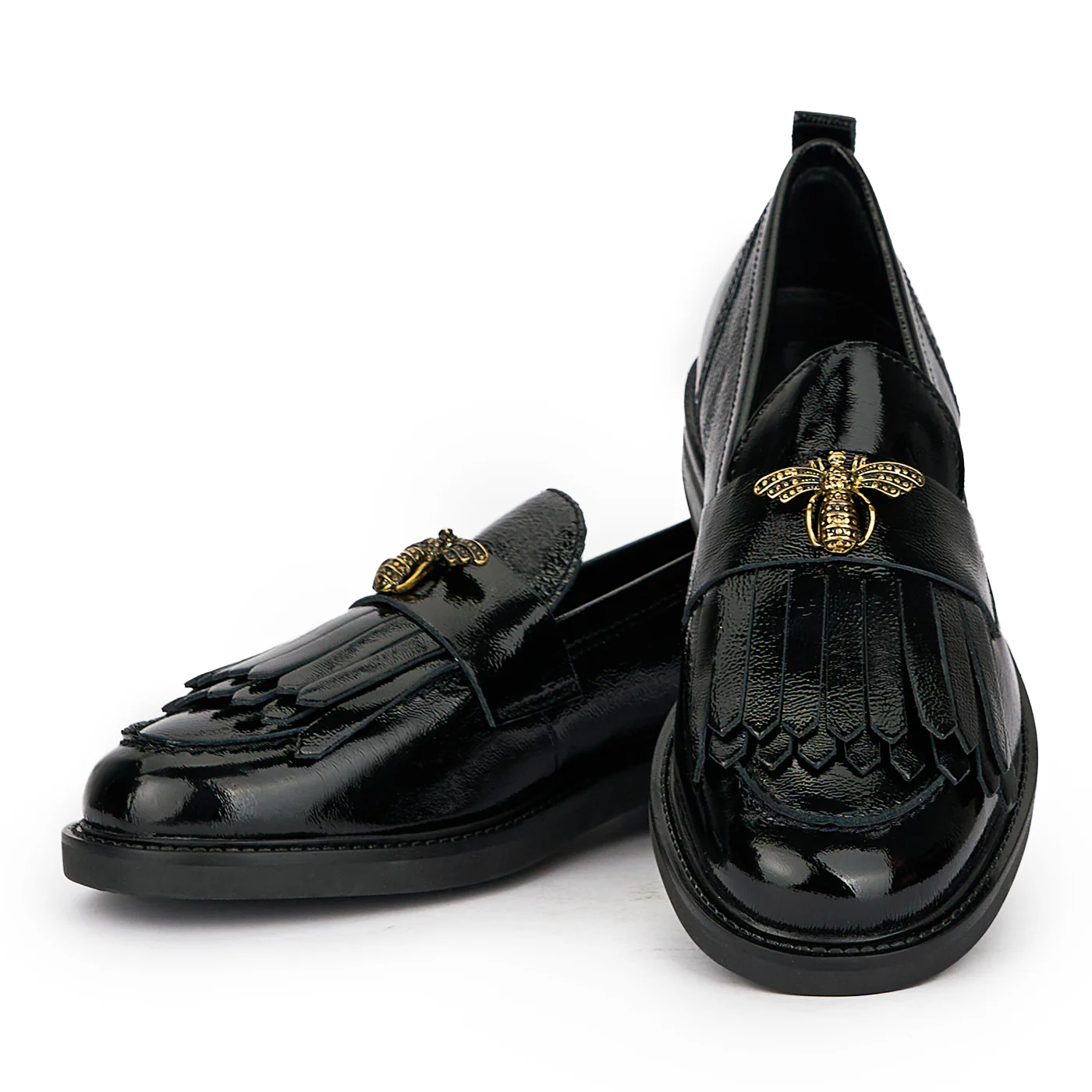 Pantofi dama din piele naturala neagra 14896 - Image 6