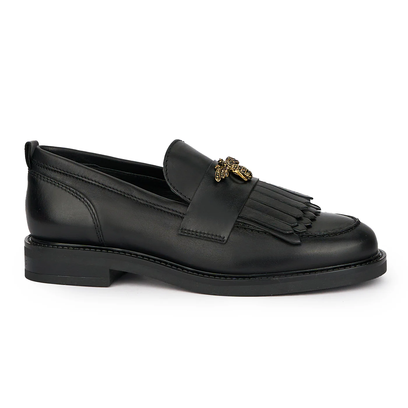 Pantofi dama din piele naturala neagra 14897 - Image 2