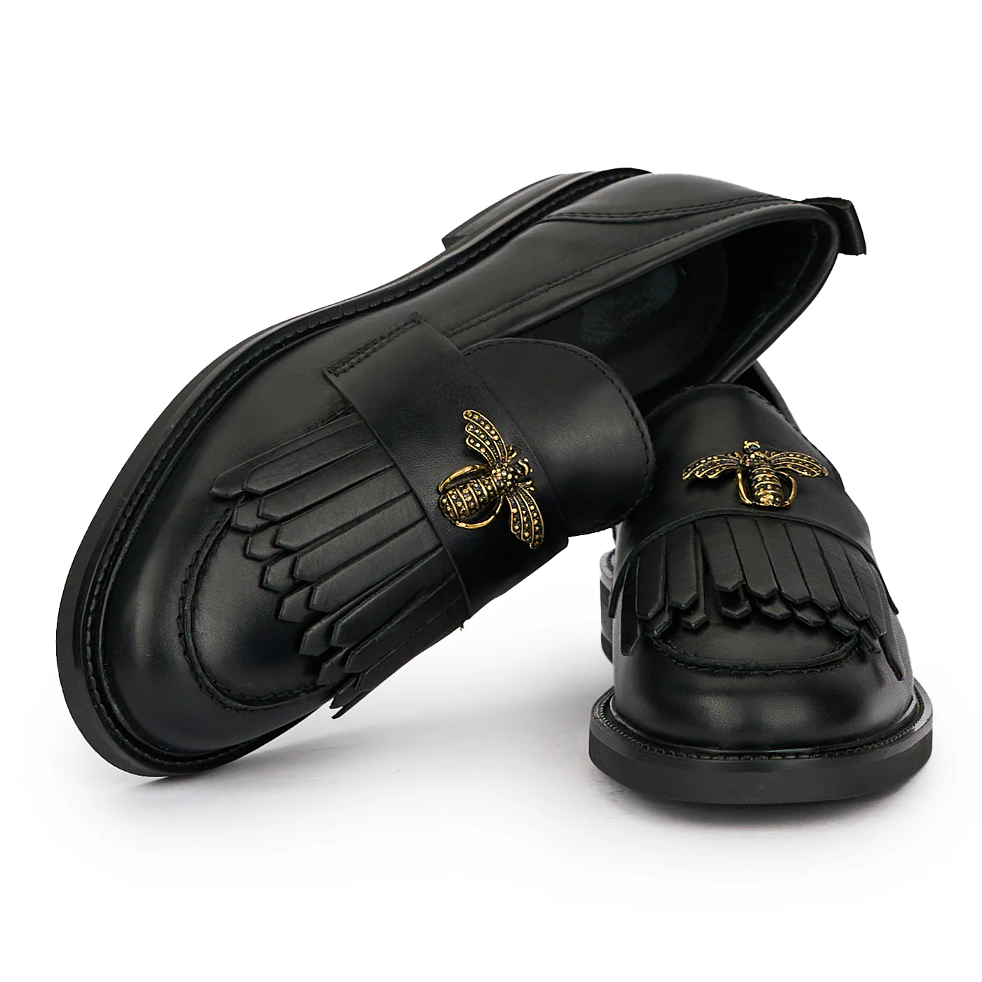 Pantofi dama din piele naturala neagra 14897 - Image 7