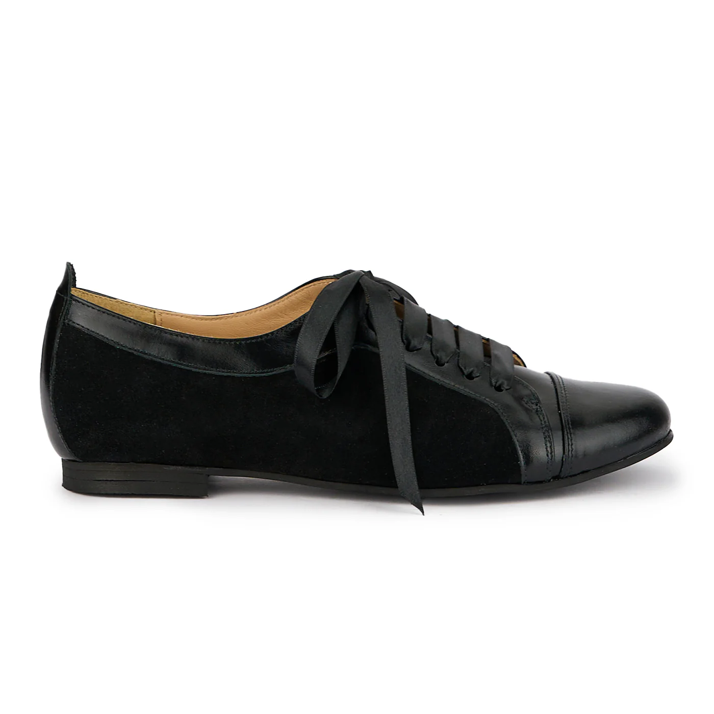 Pantofi dama din piele naturala neagra 15231