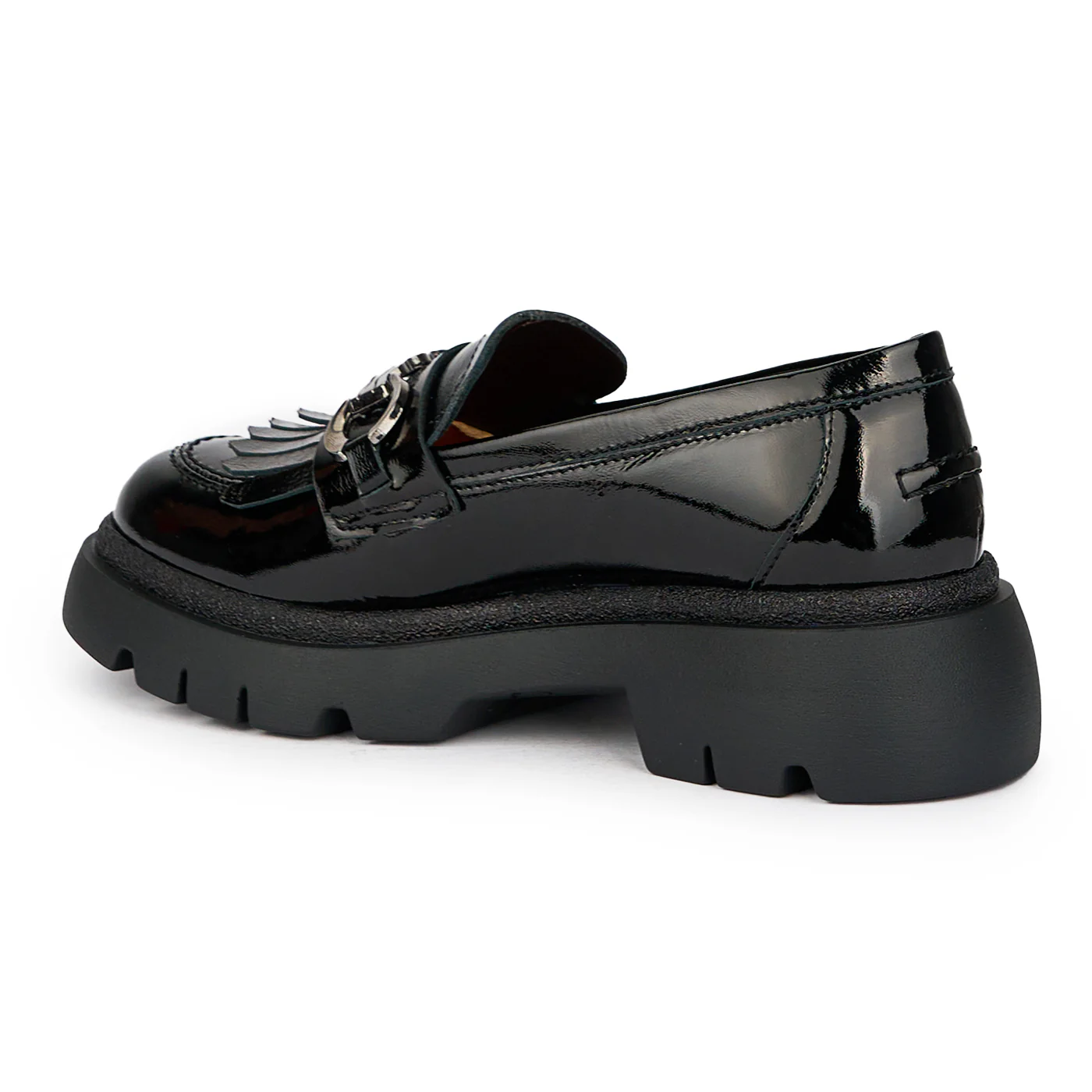 Pantofi dama din piele naturala neagra 15366 - Image 2