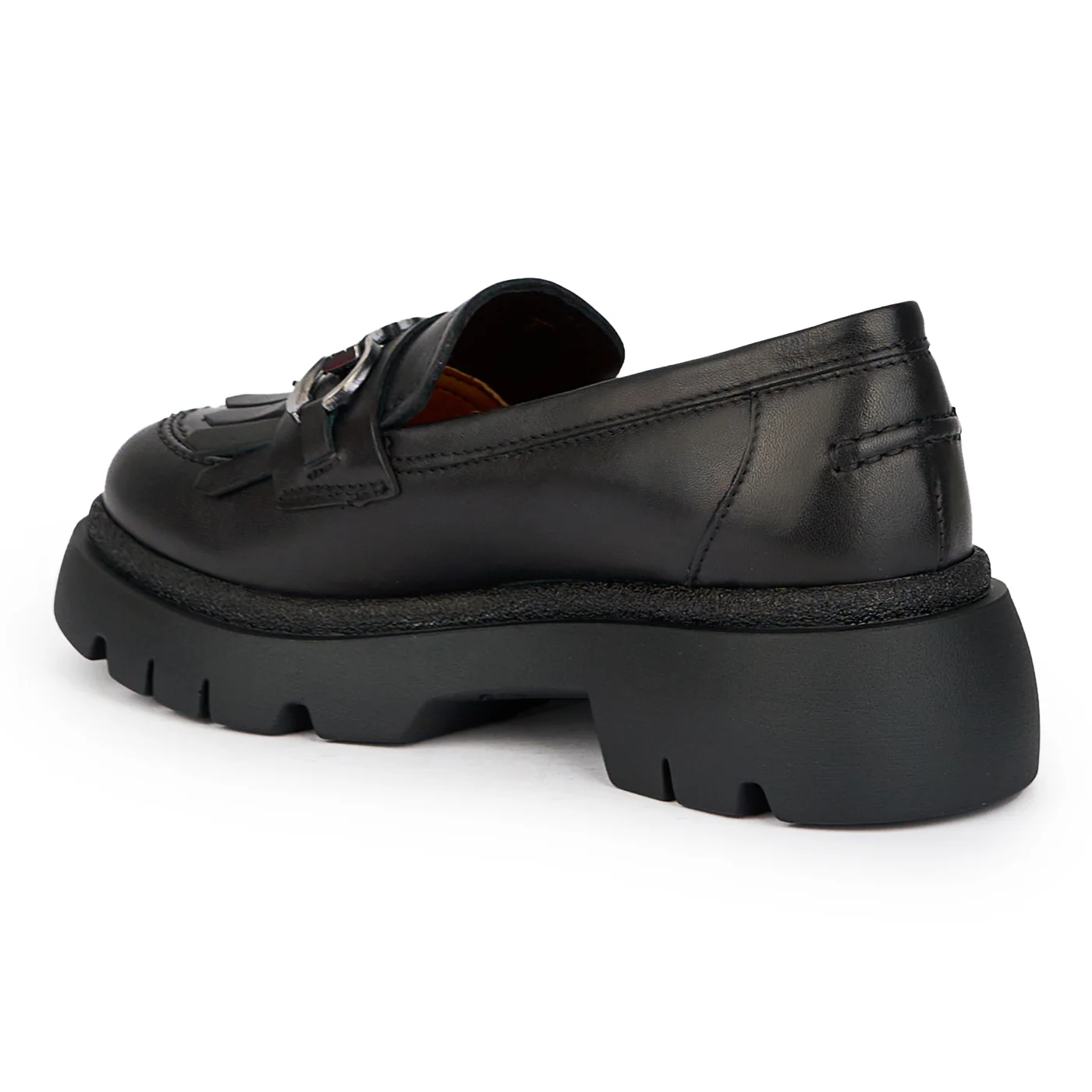 Pantofi dama din piele naturala neagra 15367 - Image 2