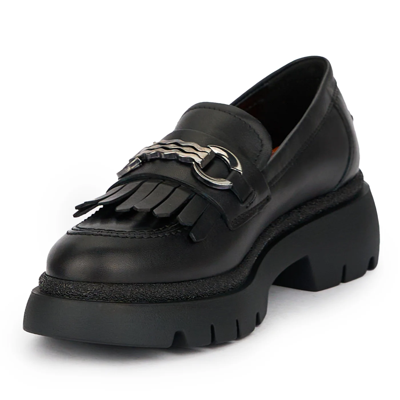 Pantofi dama din piele naturala neagra 15367 - Image 3