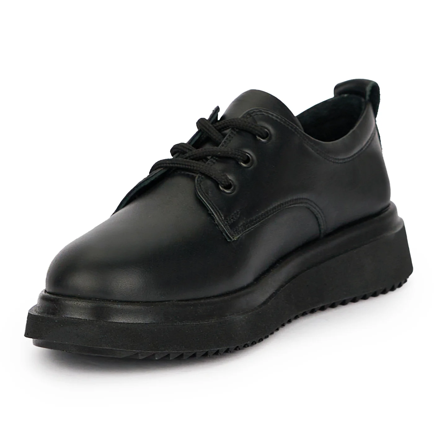 Pantofi dama din piele naturala neagra 15527 - Image 3