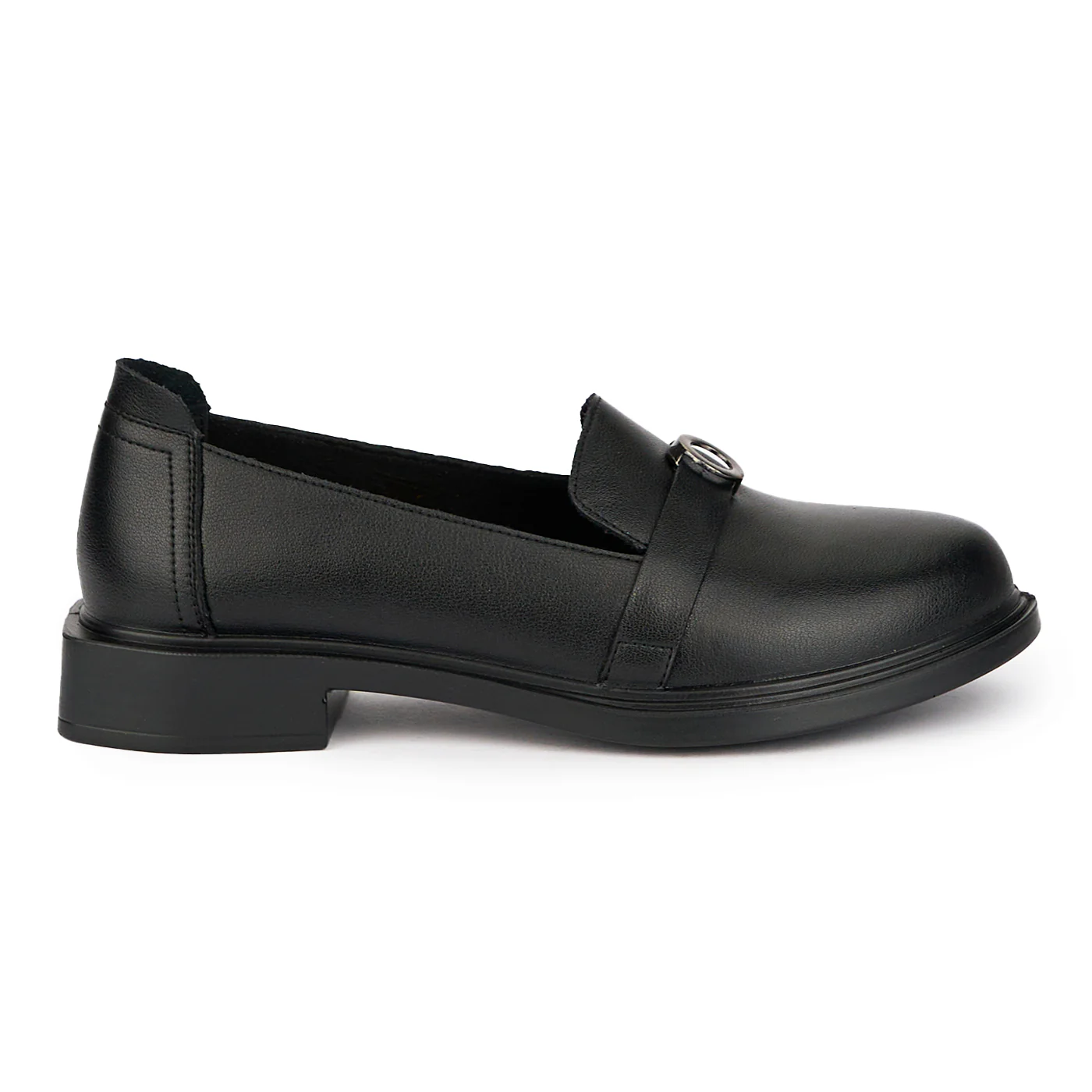 Pantofi dama din piele naturala neagra 15568